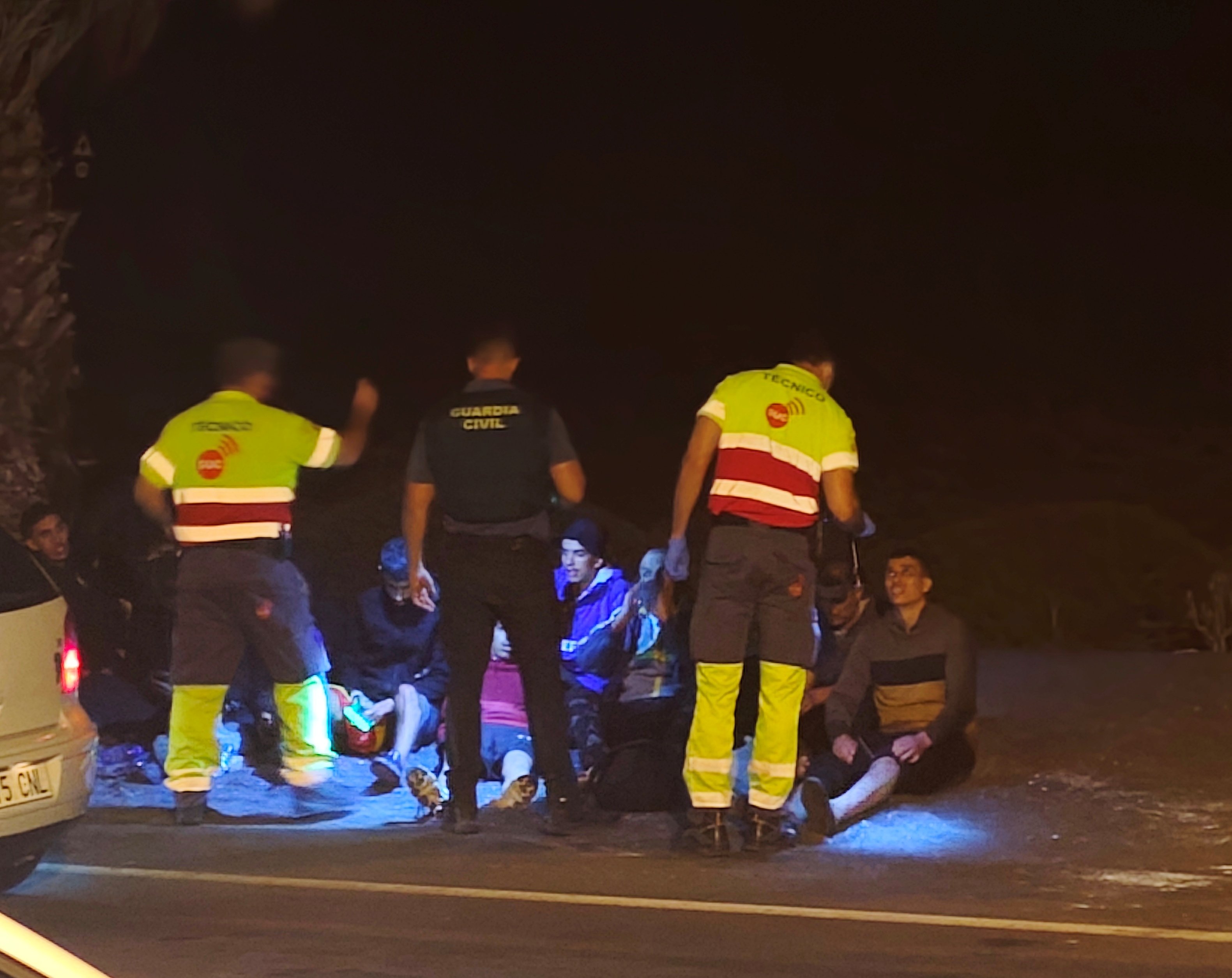 Migrantes en Haría (Fotos: Manuel Morales Álvarez)