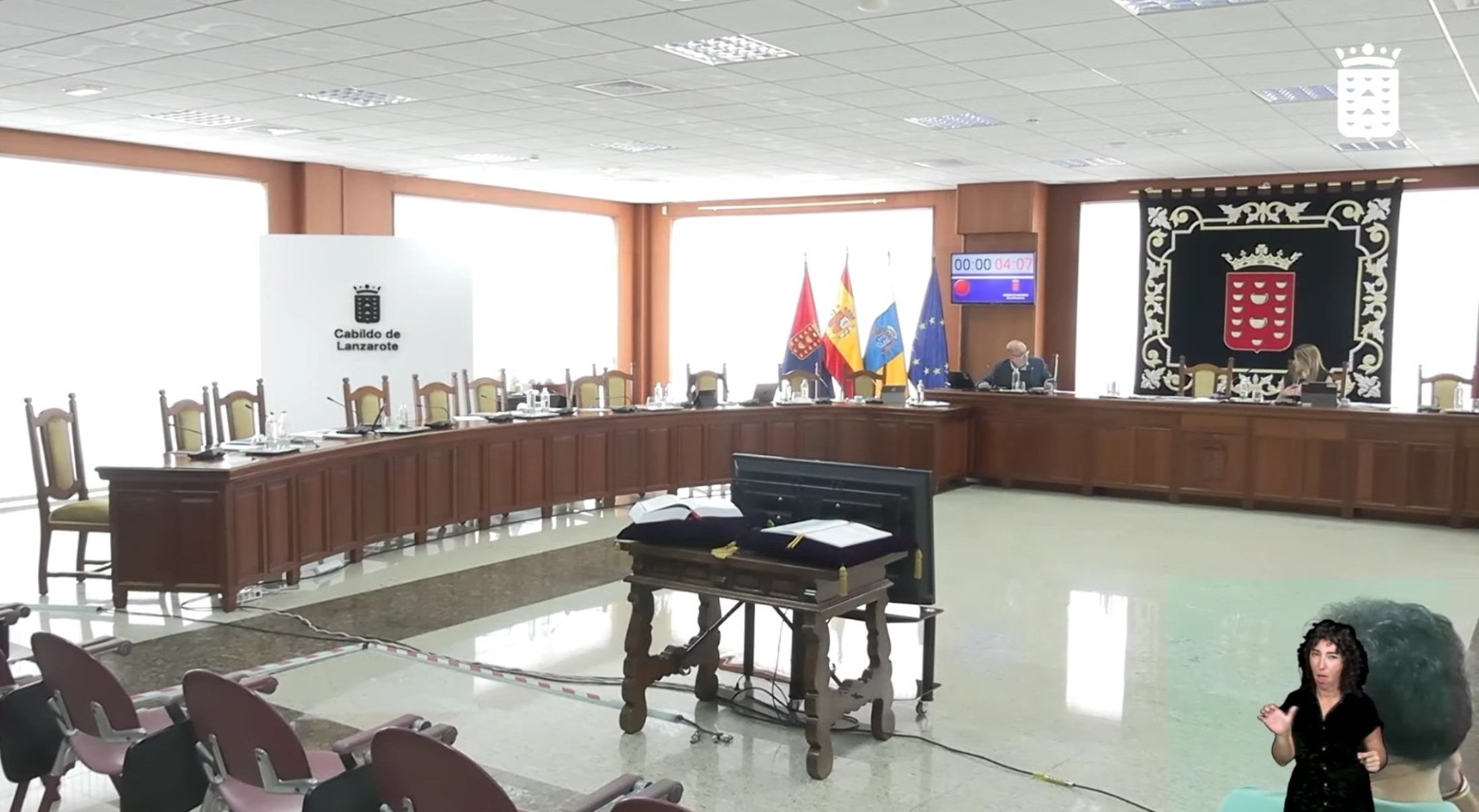 Ausencia de la oposición en el Pleno del Cabildo este viernes