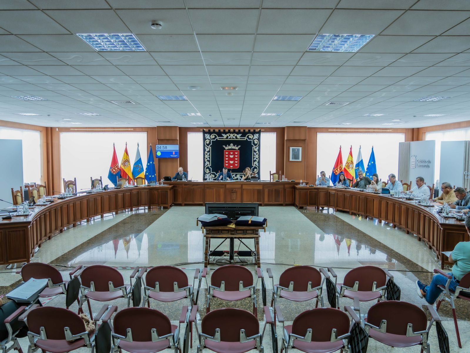 Pleno Cabildo con la asusencia de la oposición