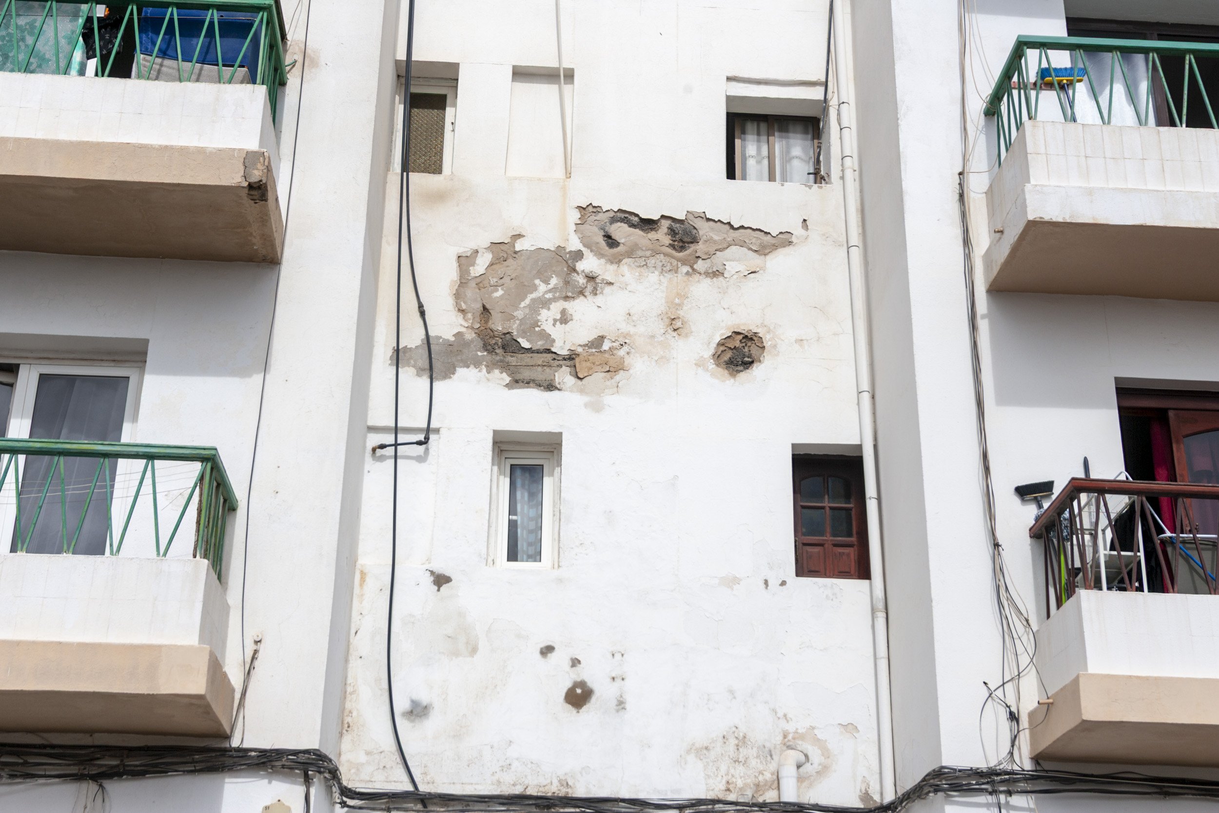 Estado de las cien viviendas de Titerroy. Fotos: Juan Mateos. Estado de las cien viviendas de Titerroy. Fotos: Juan Mateos.