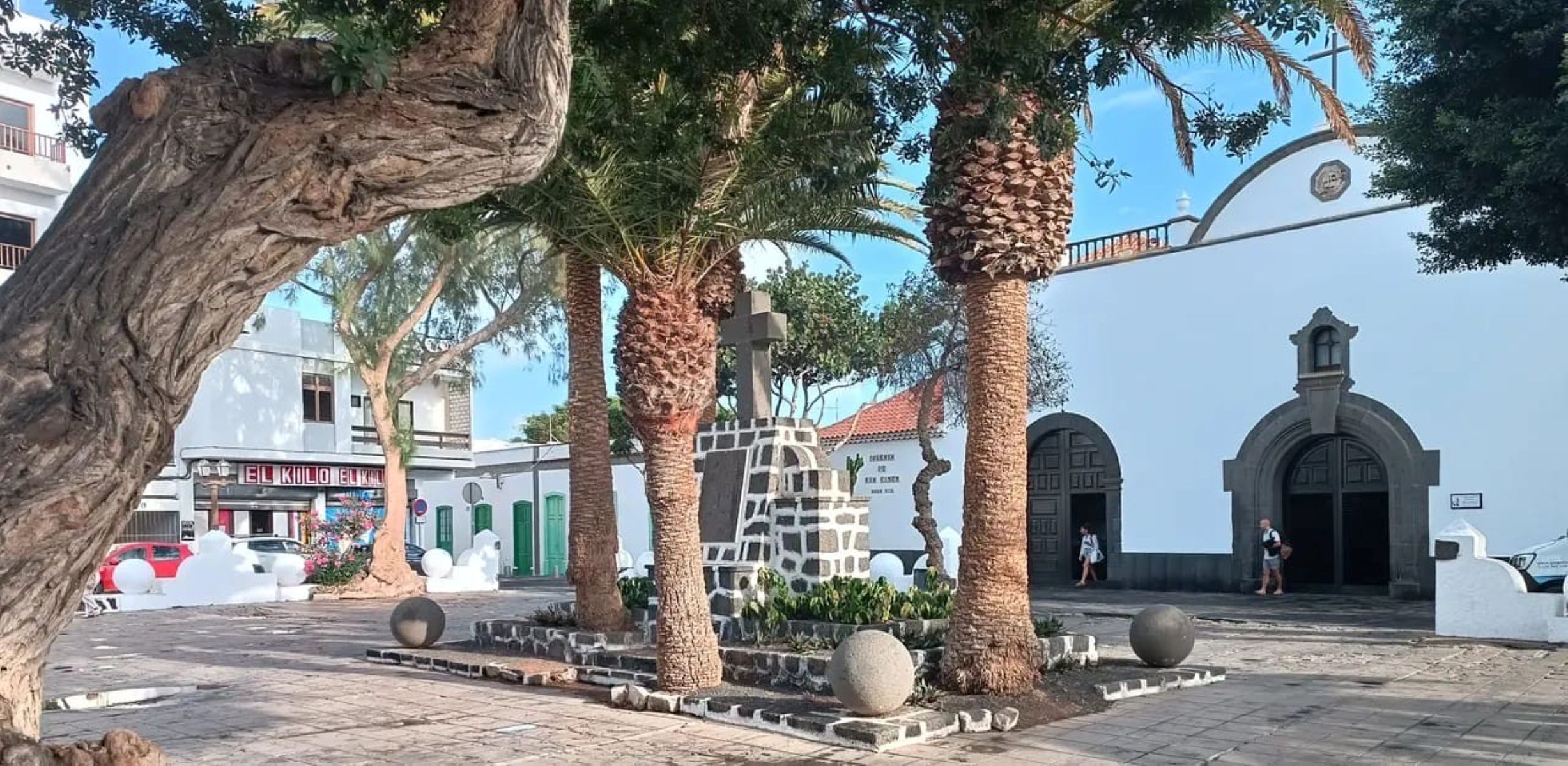 Plaza de las Palmas antes de las obras 