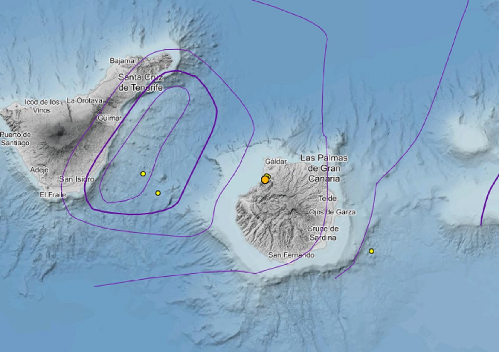 Terremotos en Canarias.