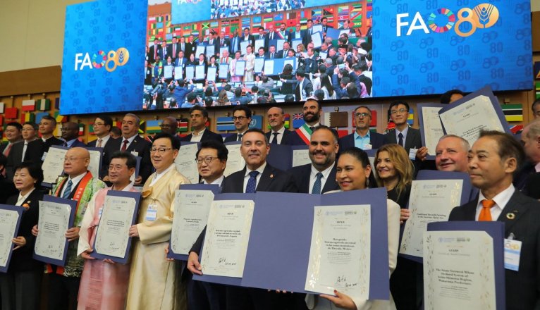 Lanzarote receives the FAO SIPAM distinction Lanzarote receives the FAO SIPAM distinction