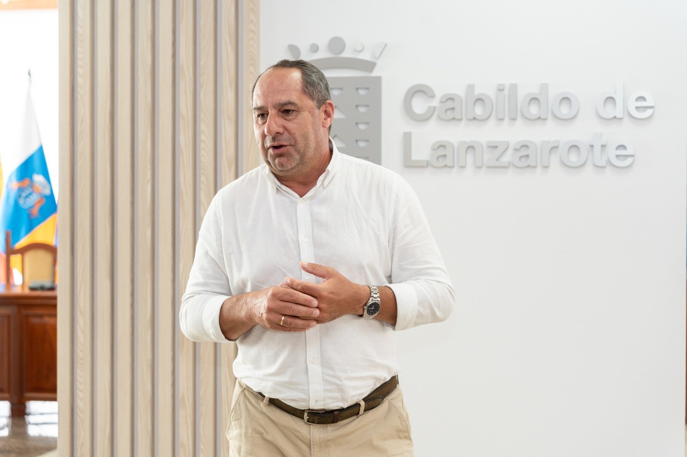 Juan Monzón, consejero de Deportes del Cabildo de Lanzarote