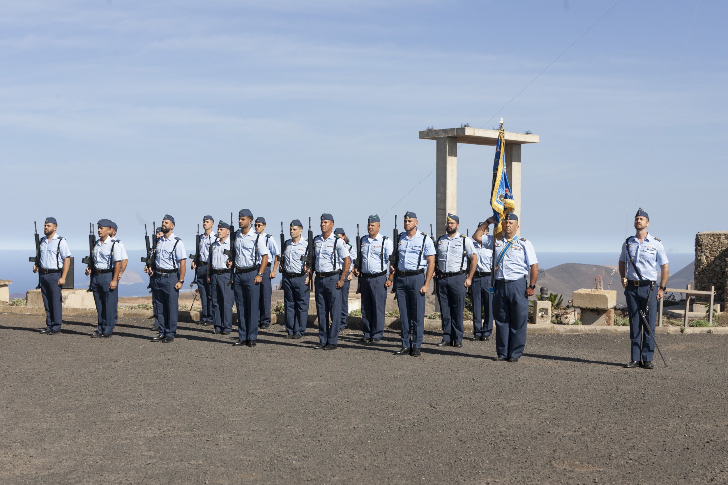 Toma de posesión del comandante Tanausú Guglieri. Fotos: Juan Mateos. Toma de posesión del comandante Tanausú Guglieri. Fotos: Juan Mateos.