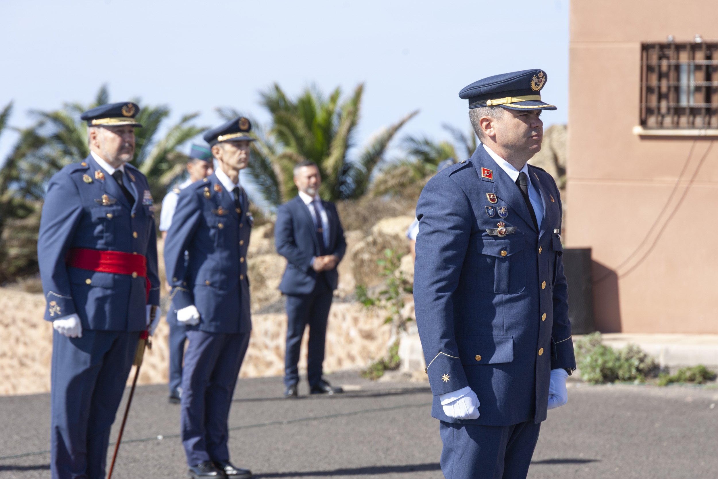 Toma de posesión del comandante Tanausú Guglieri. Fotos: Juan Mateos. Toma de posesión del comandante Tanausú Guglieri. Fotos: Juan Mateos.