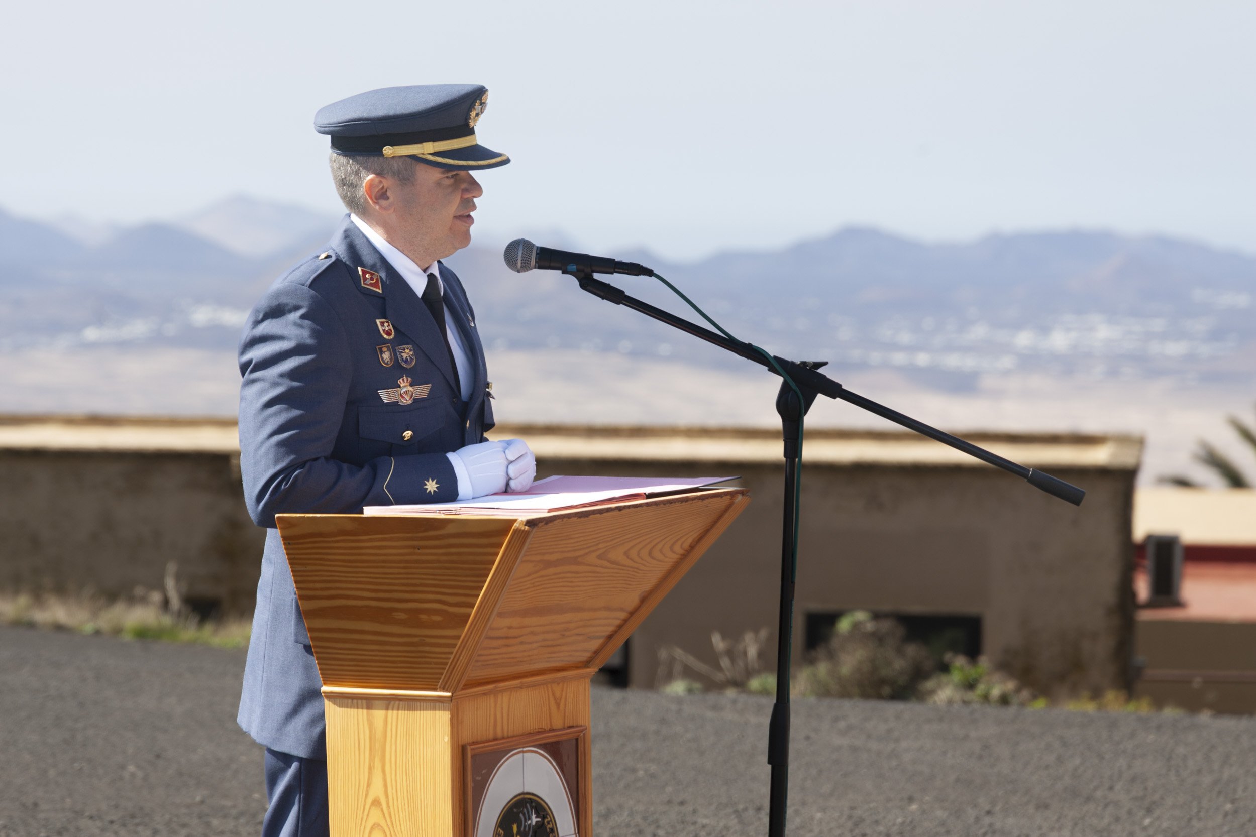Toma de posesión del comandante Tanausú Guglieri. Fotos: Juan Mateos. Toma de posesión del comandante Tanausú Guglieri. Fotos: Juan Mateos.