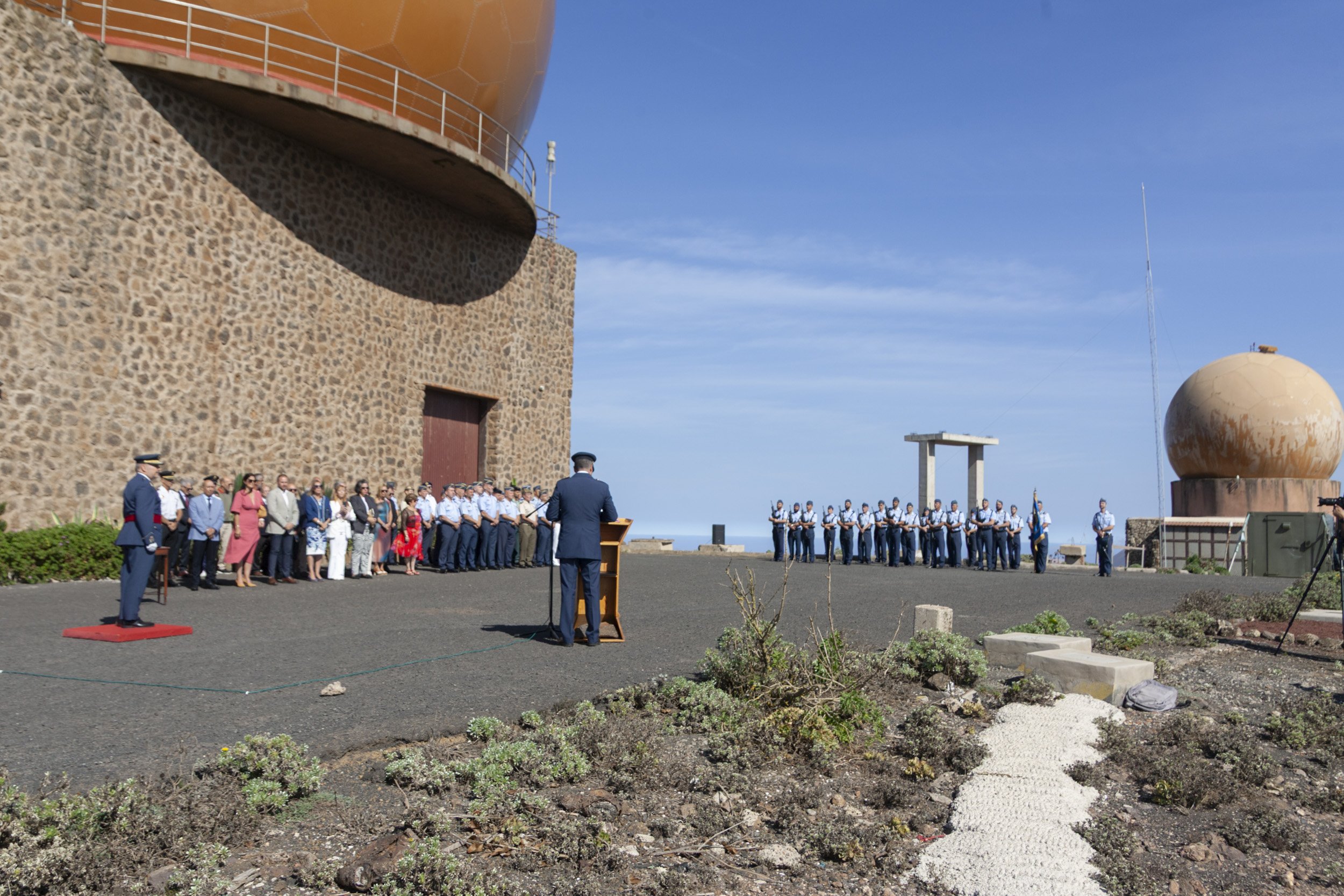 Toma de posesión del comandante Tanausú Guglieri. Fotos: Juan Mateos. Toma de posesión del comandante Tanausú Guglieri. Fotos: Juan Mateos.