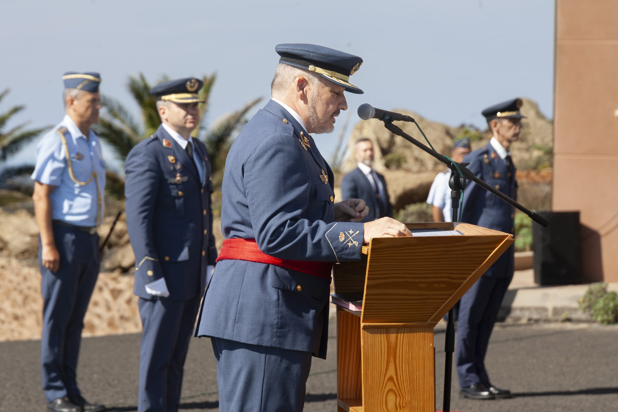 Toma de posesión del comandante Tanausú Guglieri. Fotos: Juan Mateos. Toma de posesión del comandante Tanausú Guglieri. Fotos: Juan Mateos.