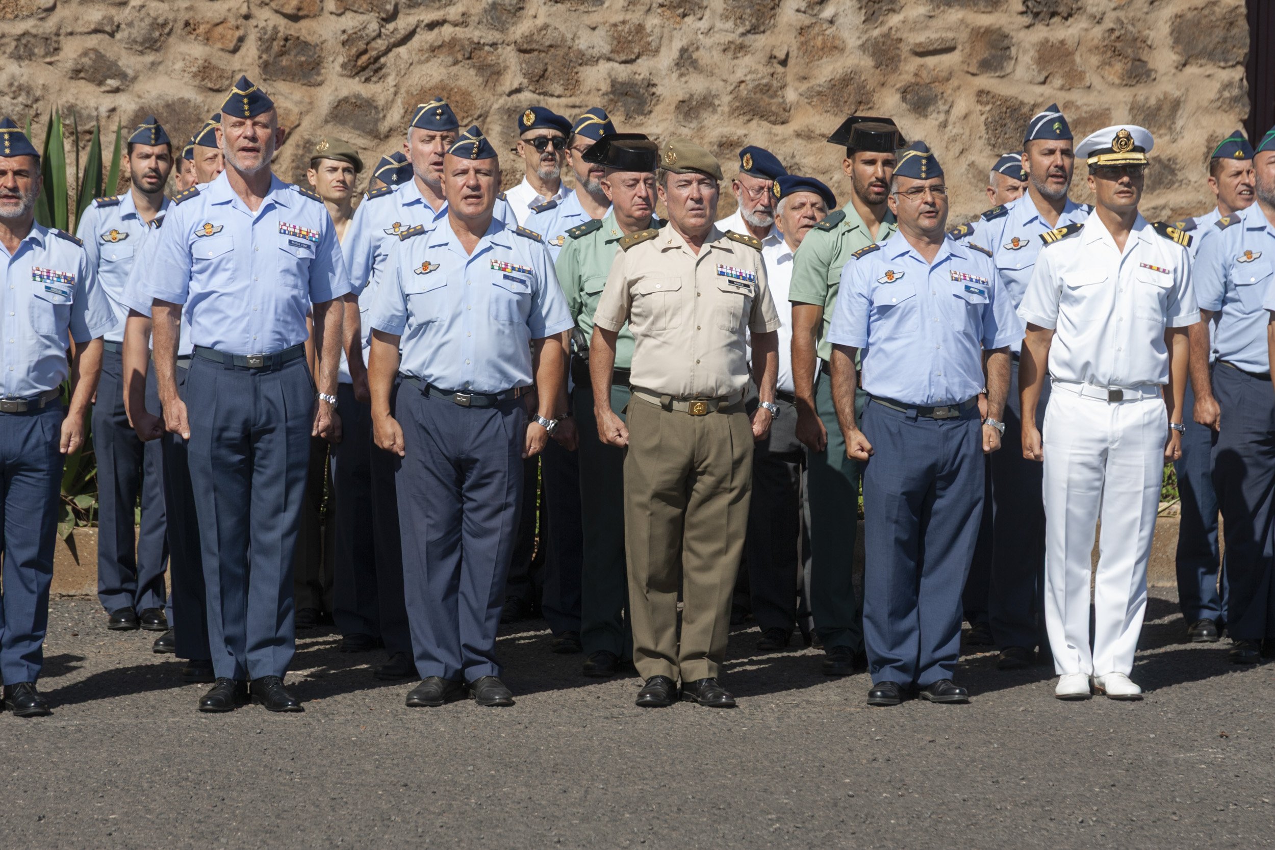 Toma de posesión del comandante Tanausú Guglieri. Fotos: Juan Mateos. Toma de posesión del comandante Tanausú Guglieri. Fotos: Juan Mateos.