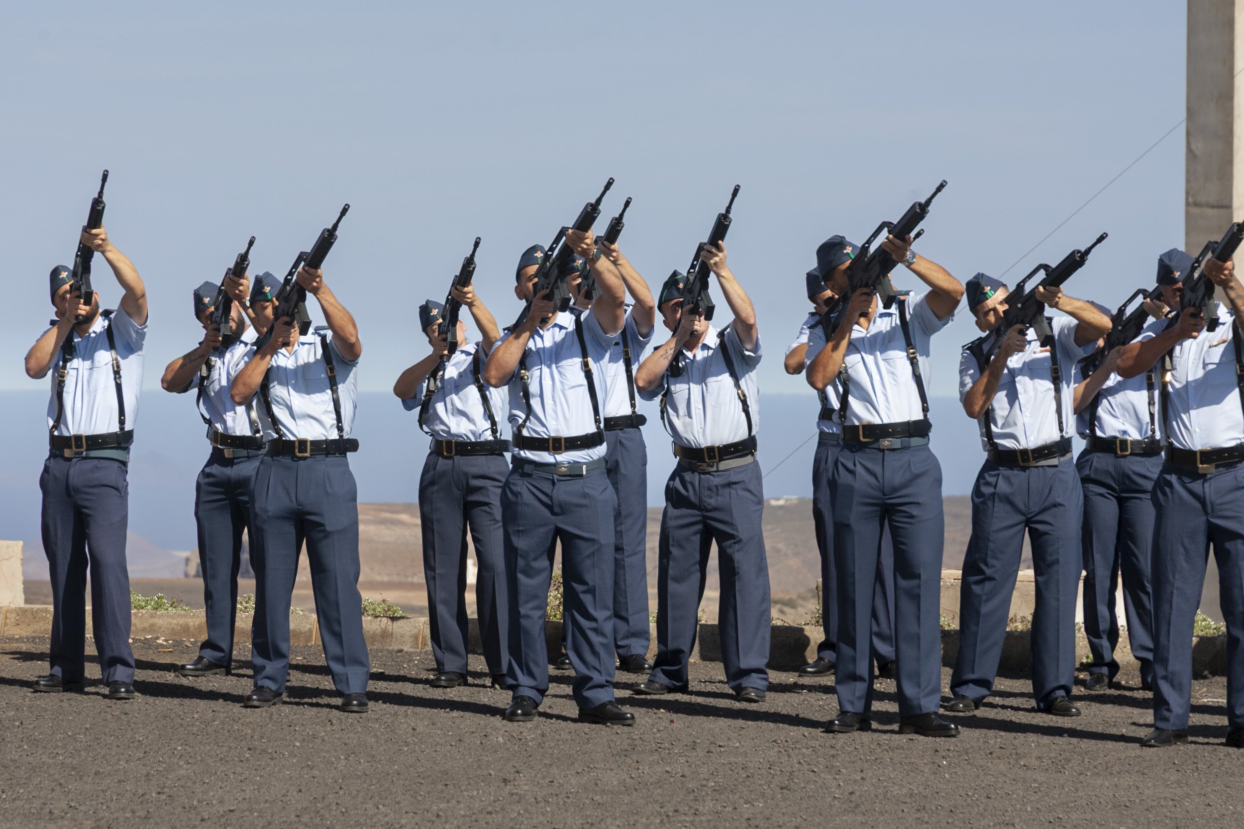 Toma de posesión del comandante Tanausú Guglieri. Fotos: Juan Mateos. Toma de posesión del comandante Tanausú Guglieri. Fotos: Juan Mateos.