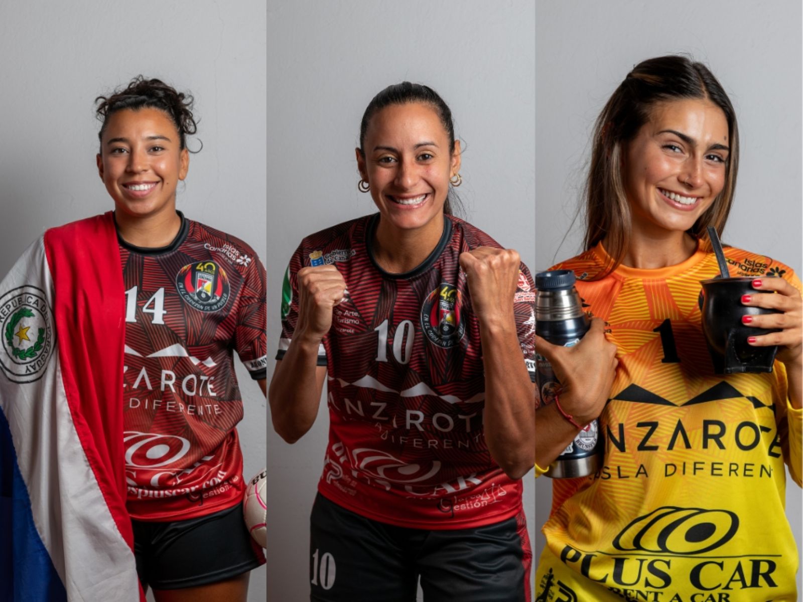 Paula Fernández, Gleinys Reyes y Valentina Menucci