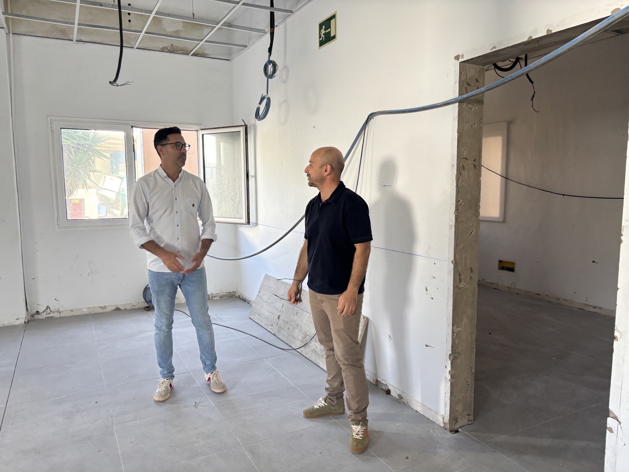 Visita a las oficinas del área económica-financiera