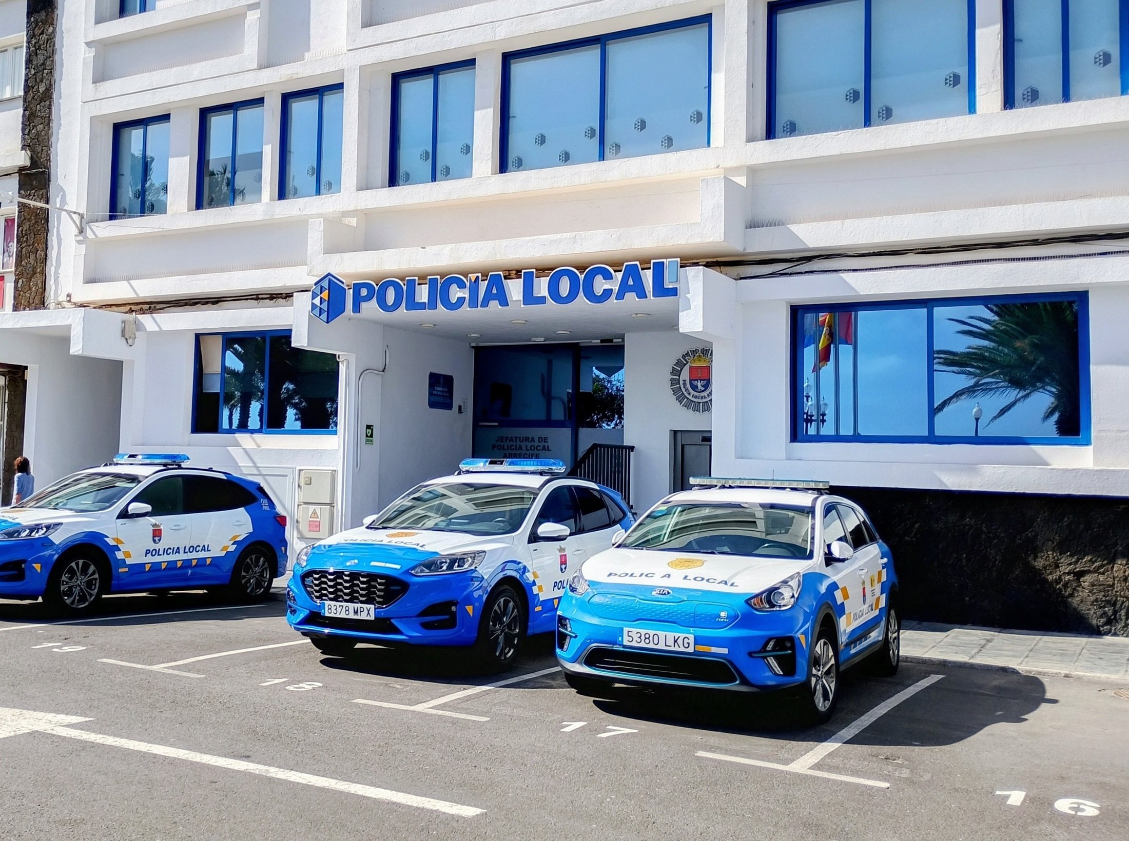 Sede central de la Policía Local de Arrecife, capital de Lanzaroterr