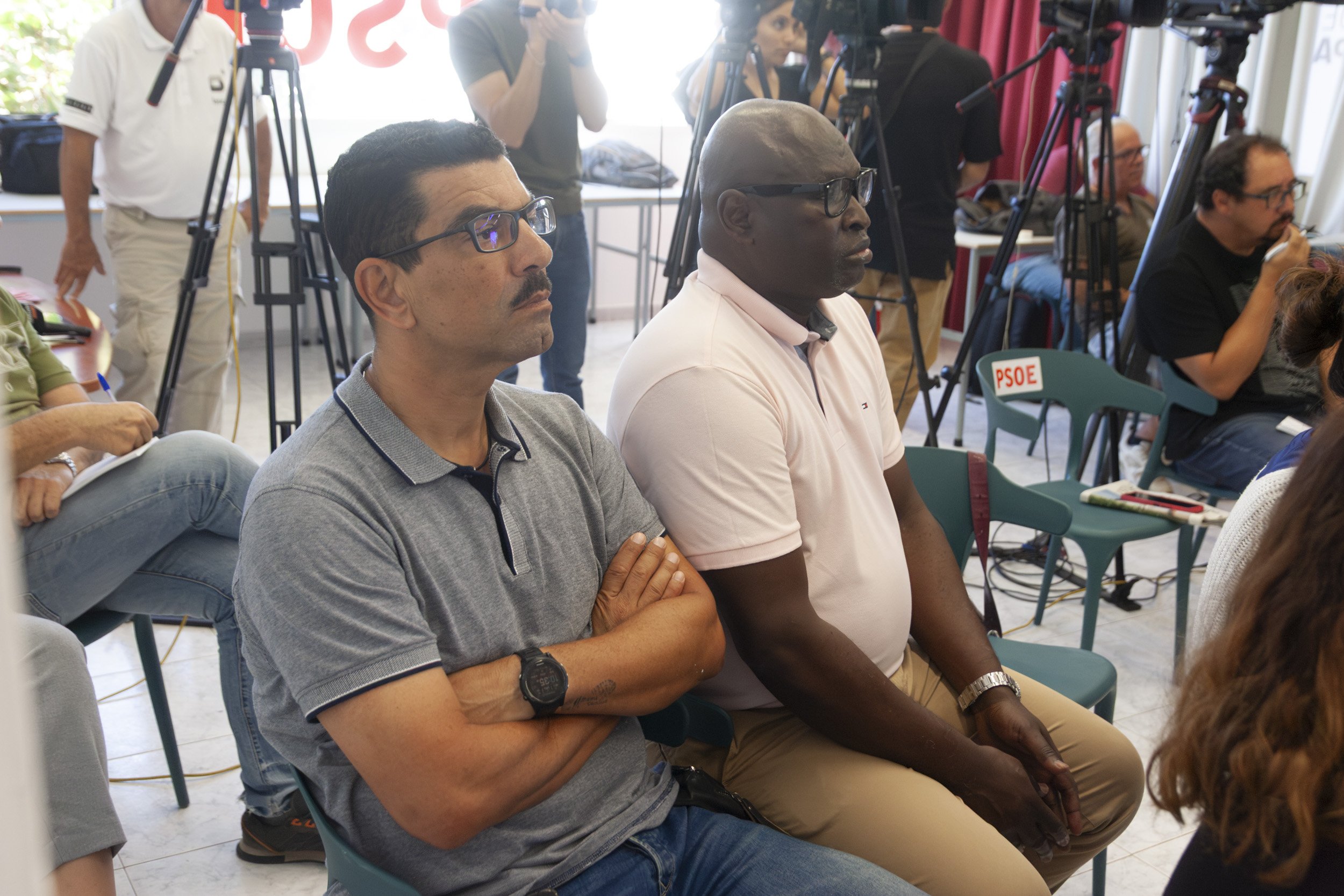 Rueda de prensa del PSOE en Lanzarote. Foto: Juan Mateos Rueda de prensa del PSOE en Lanzarote. Foto: Juan Mateos