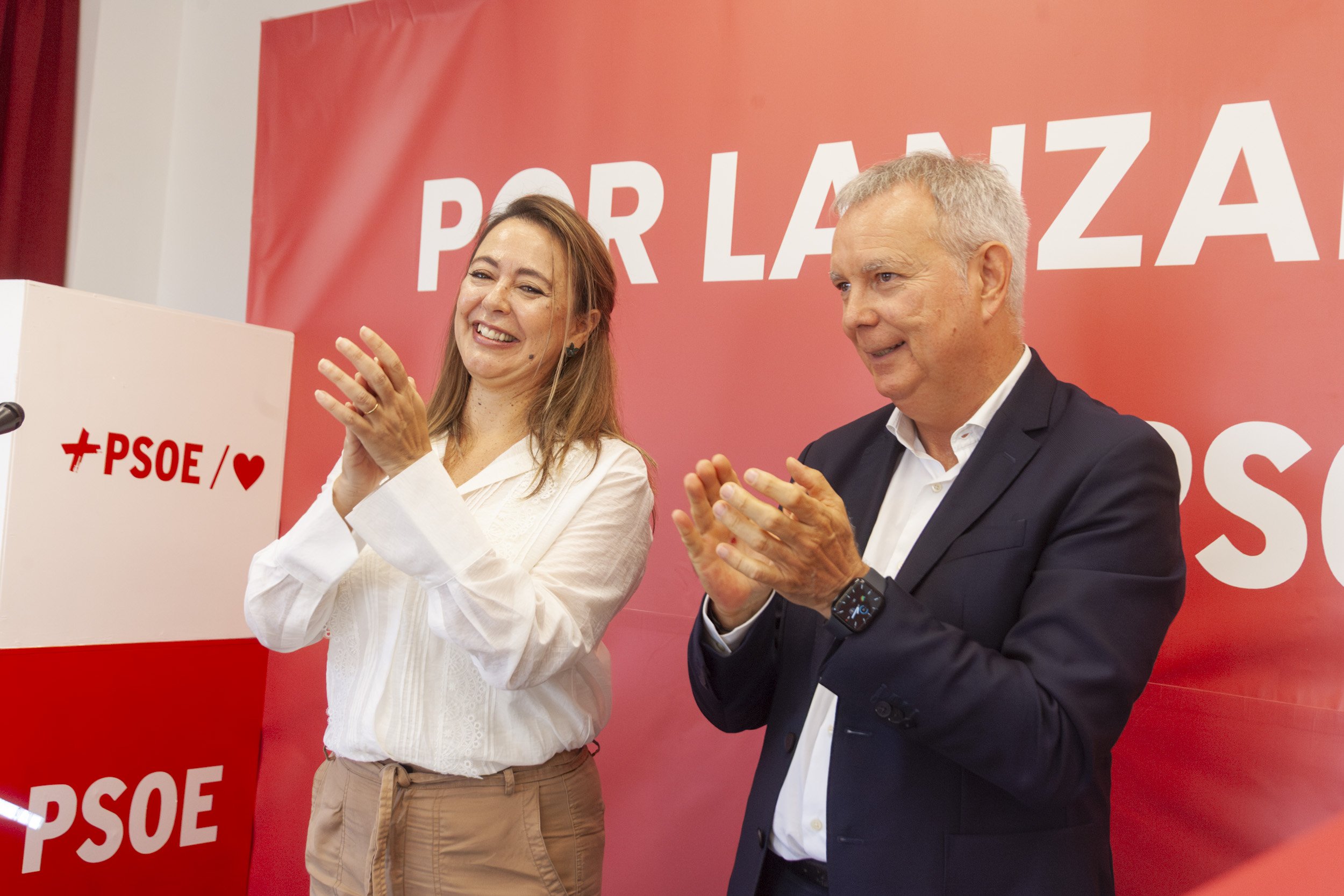 Rueda de prensa del PSOE en Lanzarote. Foto: Juan Mateos Rueda de prensa del PSOE en Lanzarote. Foto: Juan Mateos