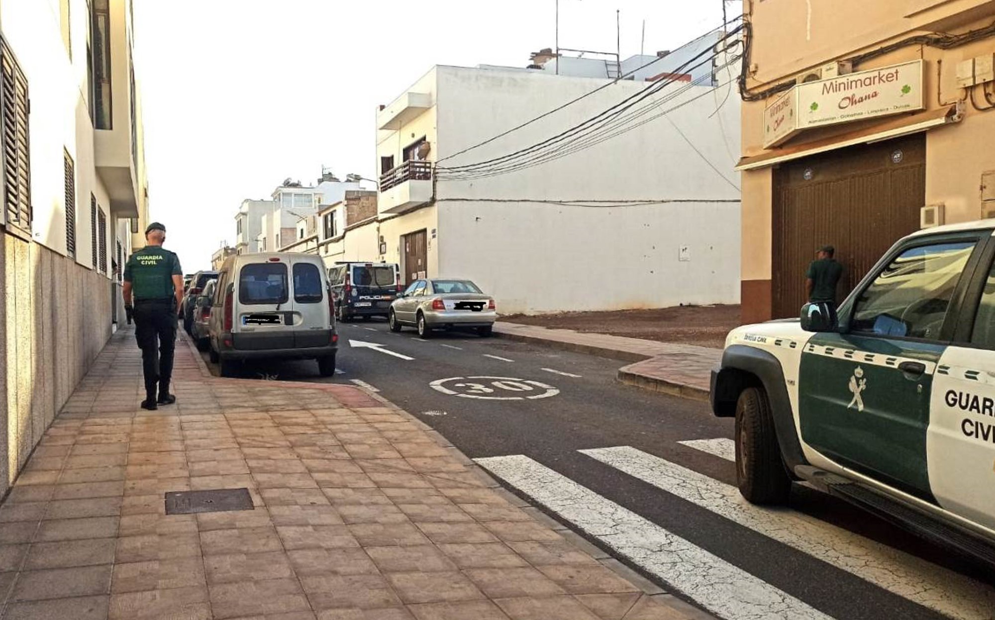 Operación antidroga en Valterra. Foto: Juan Mateos.