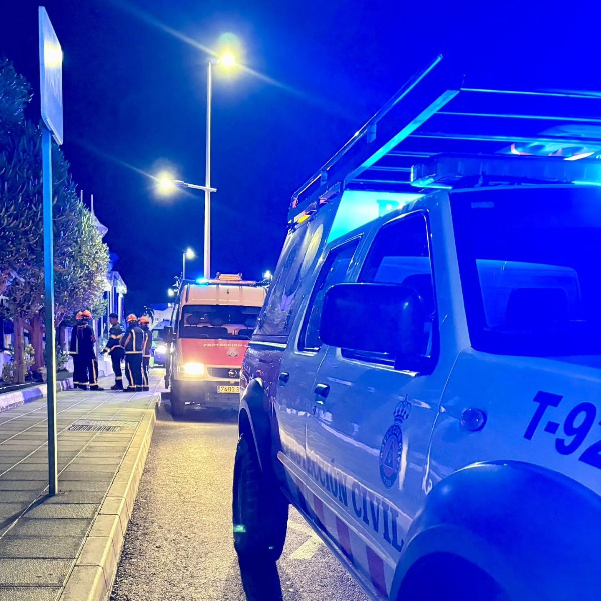 Herido un menor tras caer de una altura de cinco metros en Tías