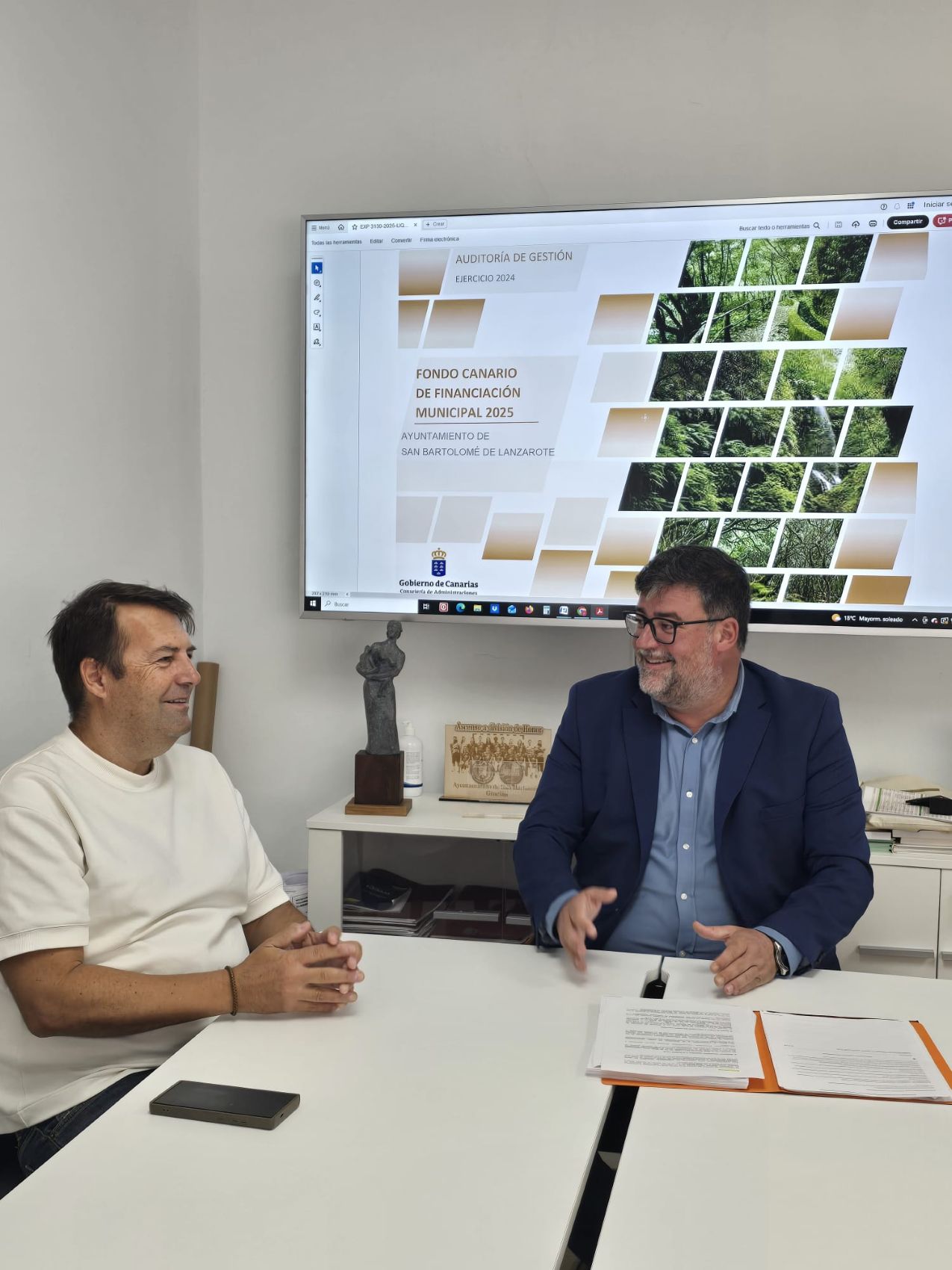 Auditoría positiva gestión de cuentas del Ayuntamiento de San Bartolome