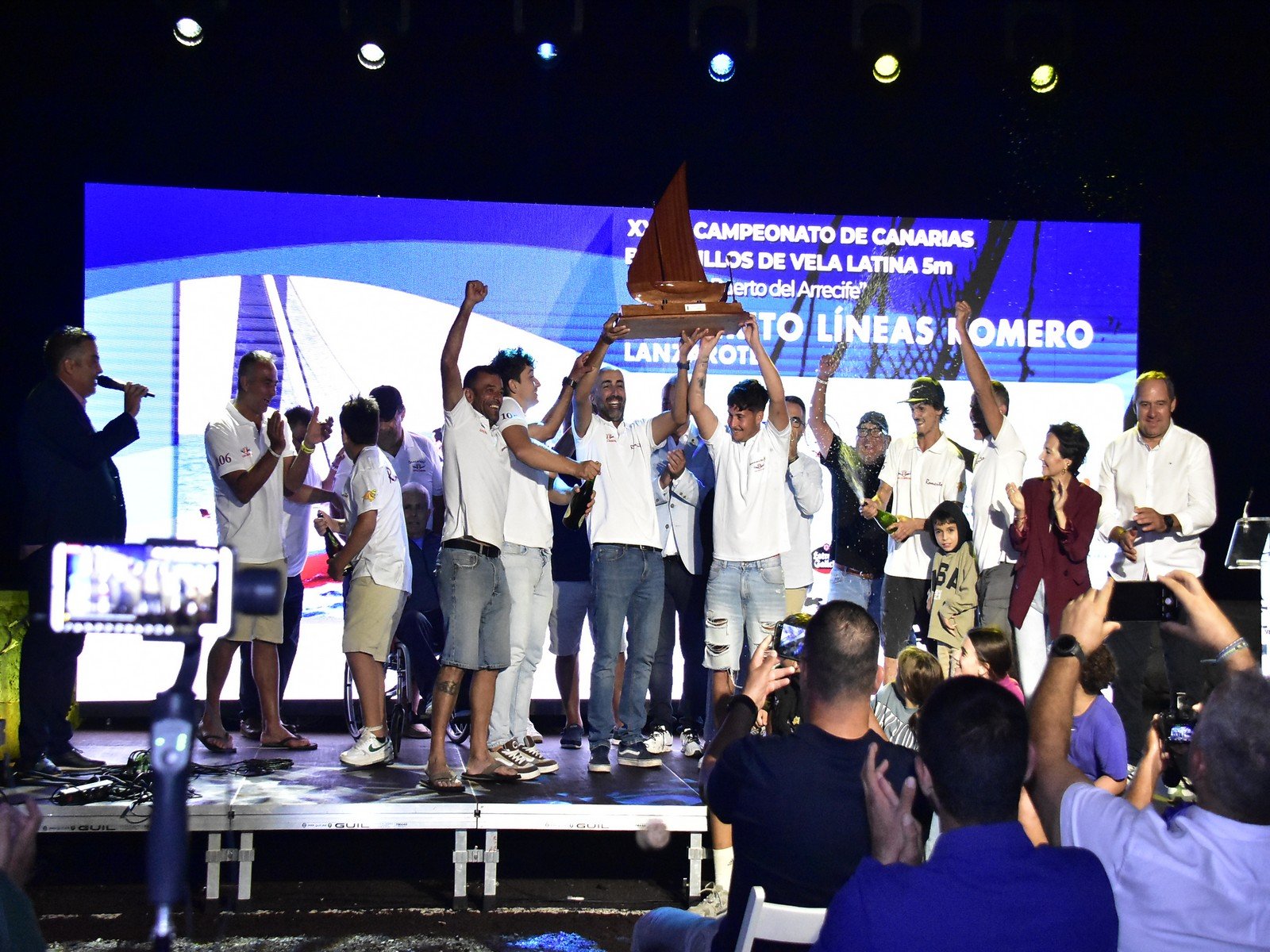 Entrega de trofeos del XXXIV Campeonato de Canarias de Barquillos s 