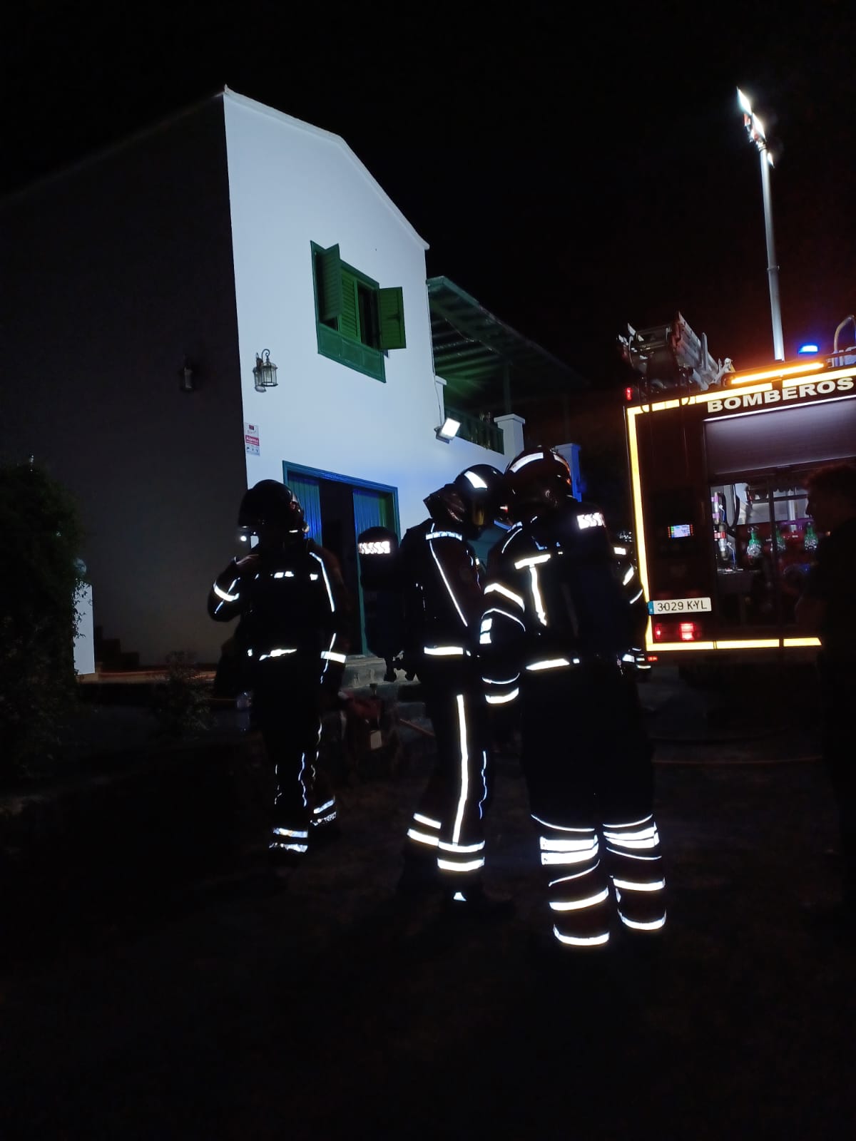 Incendio en una vivienda en Conil