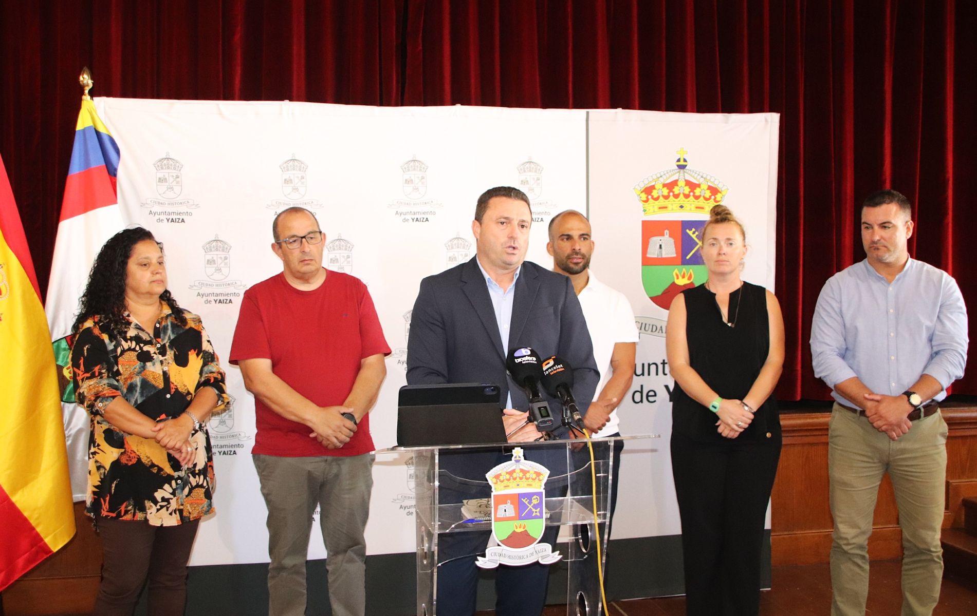 Rueda de prensa de Yaiza