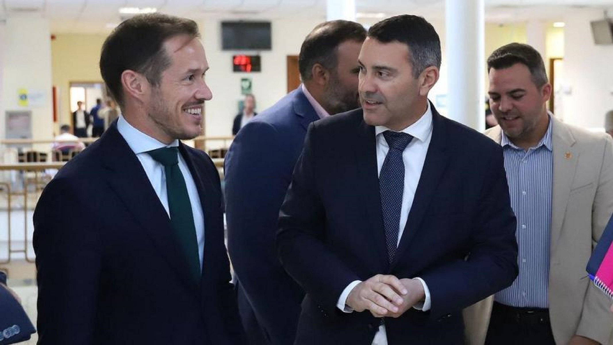 Mariano Zapata, Oswaldo Betancort y Jacobo Medina.