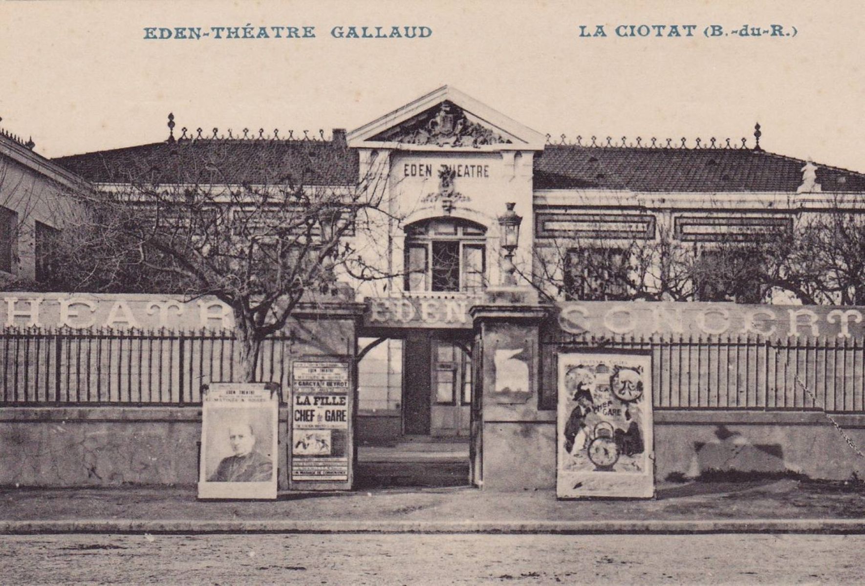 Eden Théâtre début 1900 La façade