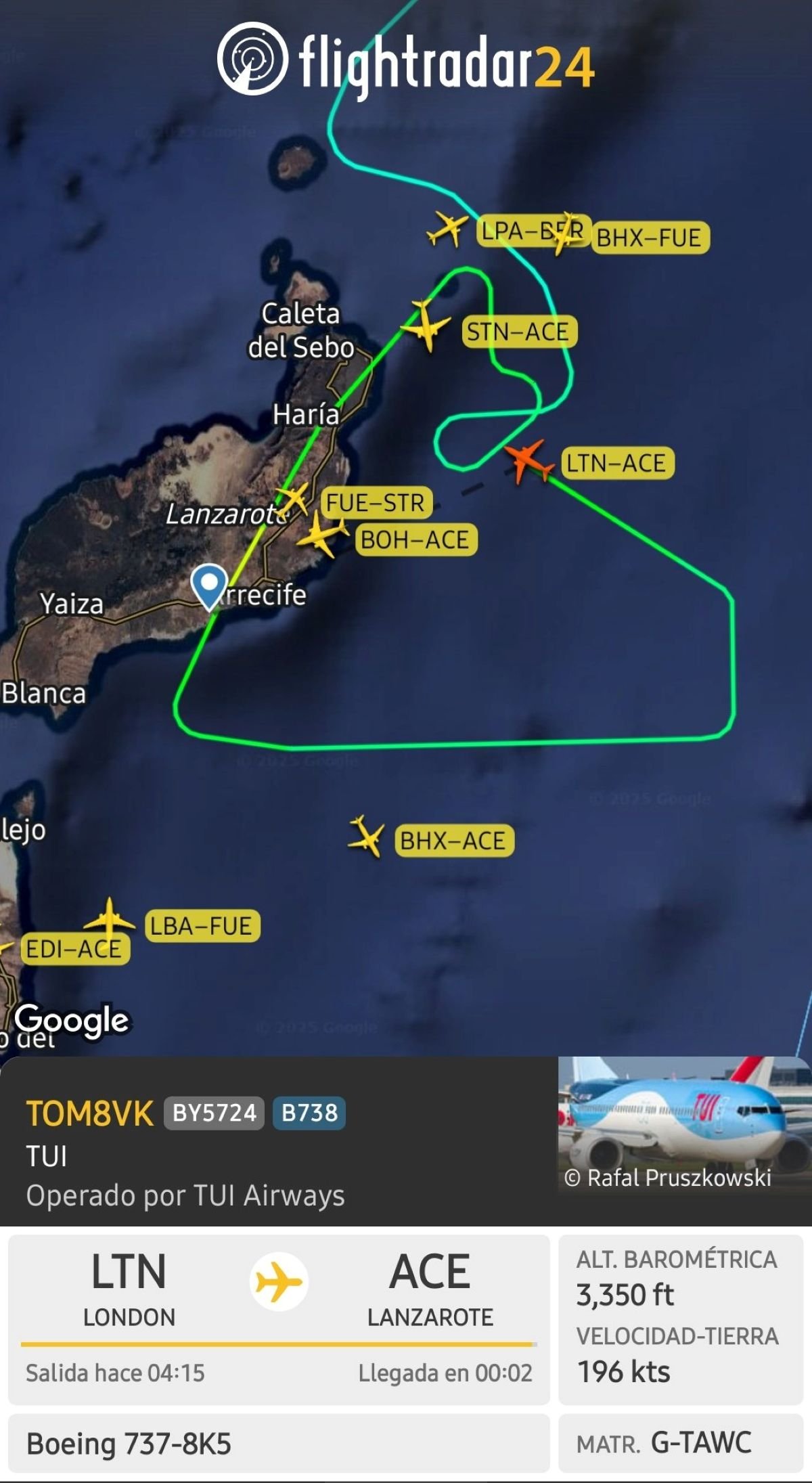 Desvíos por nubes bajas @controladoresaéreos