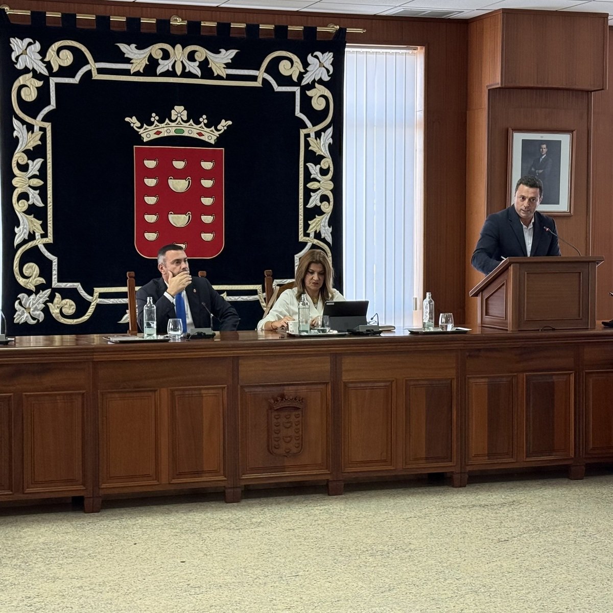 Óscar Noda durante su intervención