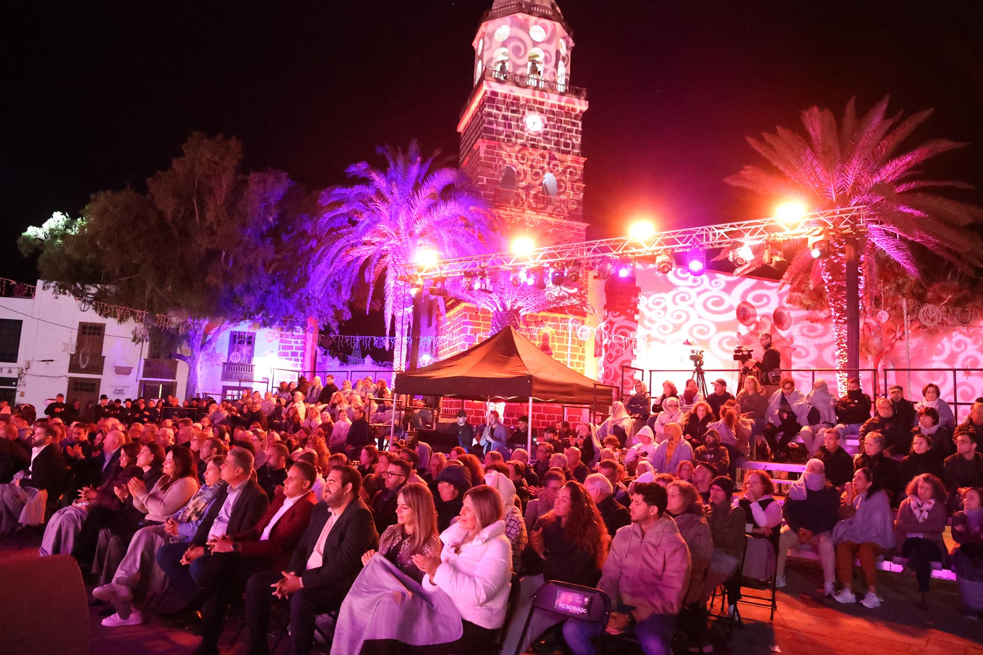 Homenaje al Rancho de Pascua de Teguise y a Los Diabletes. Foto: La Voz