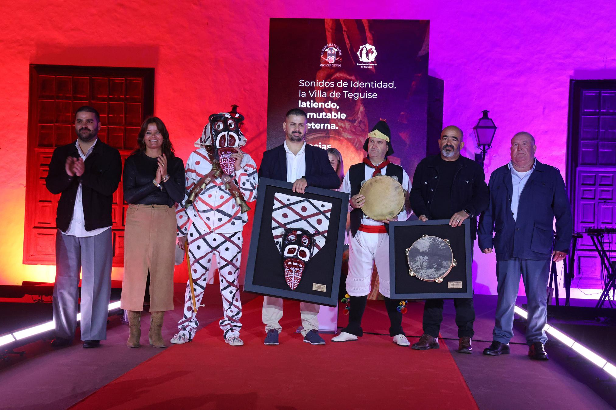 Homenaje al Rancho de Pascua de Teguise y a Los Diabletes. Foto: La Voz