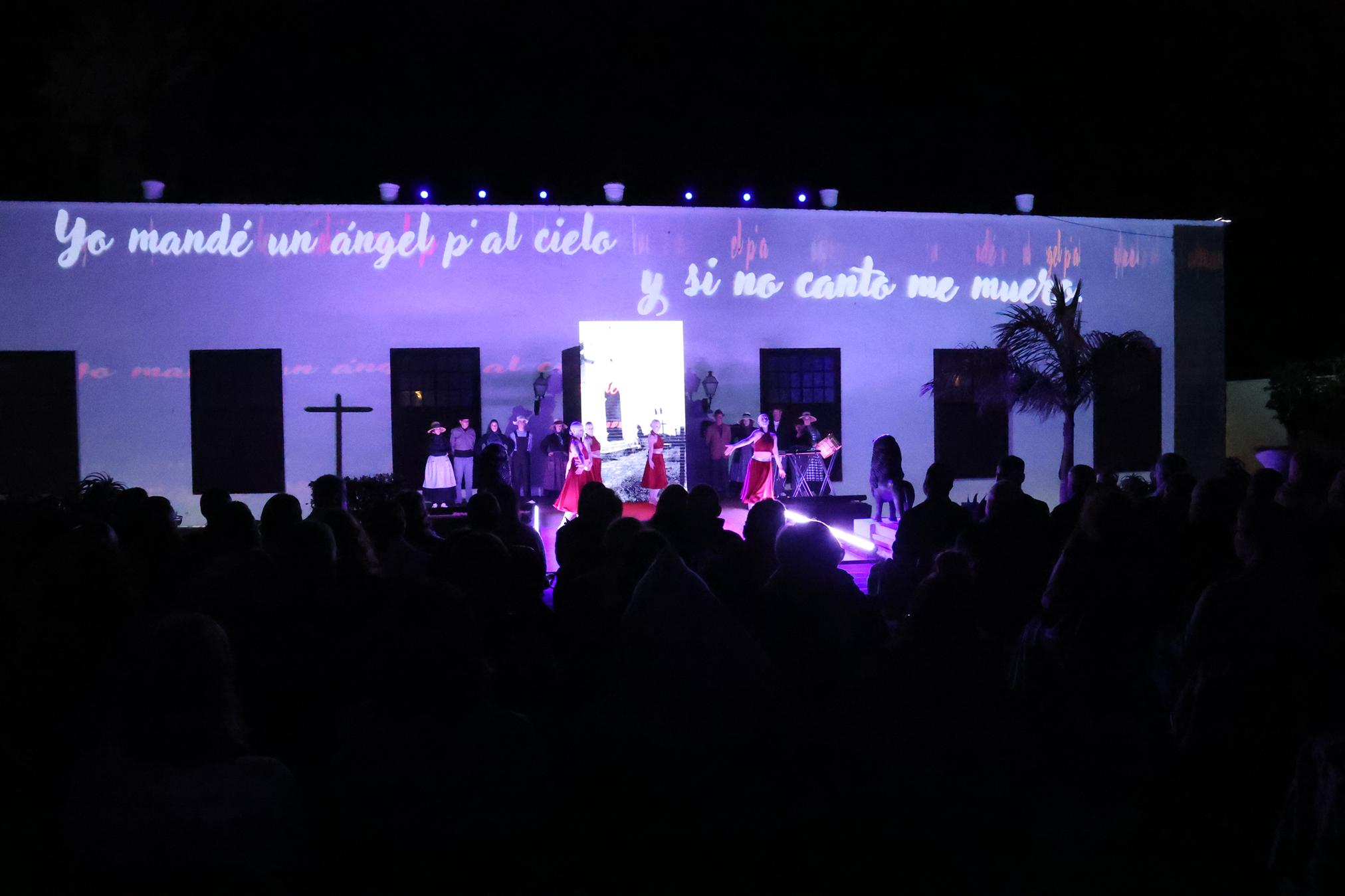 Homenaje al Rancho de Pascua de Teguise y a Los Diabletes. Foto: La Voz