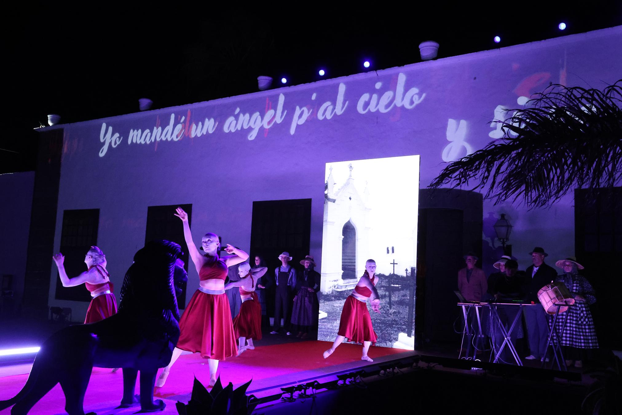 Homenaje al Rancho de Pascua de Teguise y a Los Diabletes. Foto: La Voz