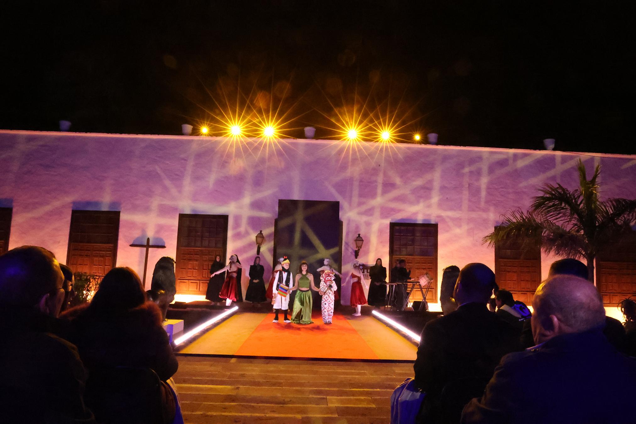 Homenaje al Rancho de Pascua de Teguise y a Los Diabletes. Foto: La Voz