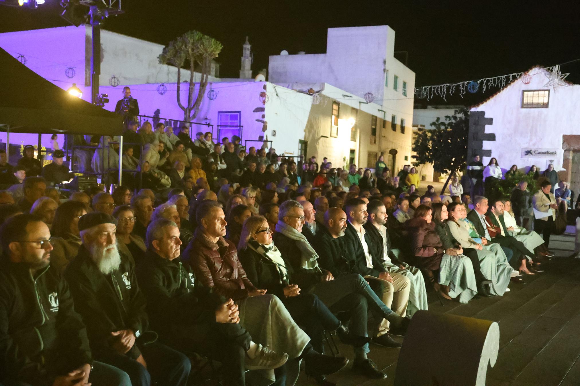 Homenaje al Rancho de Pascua de Teguise y a Los Diabletes. Foto: La Voz