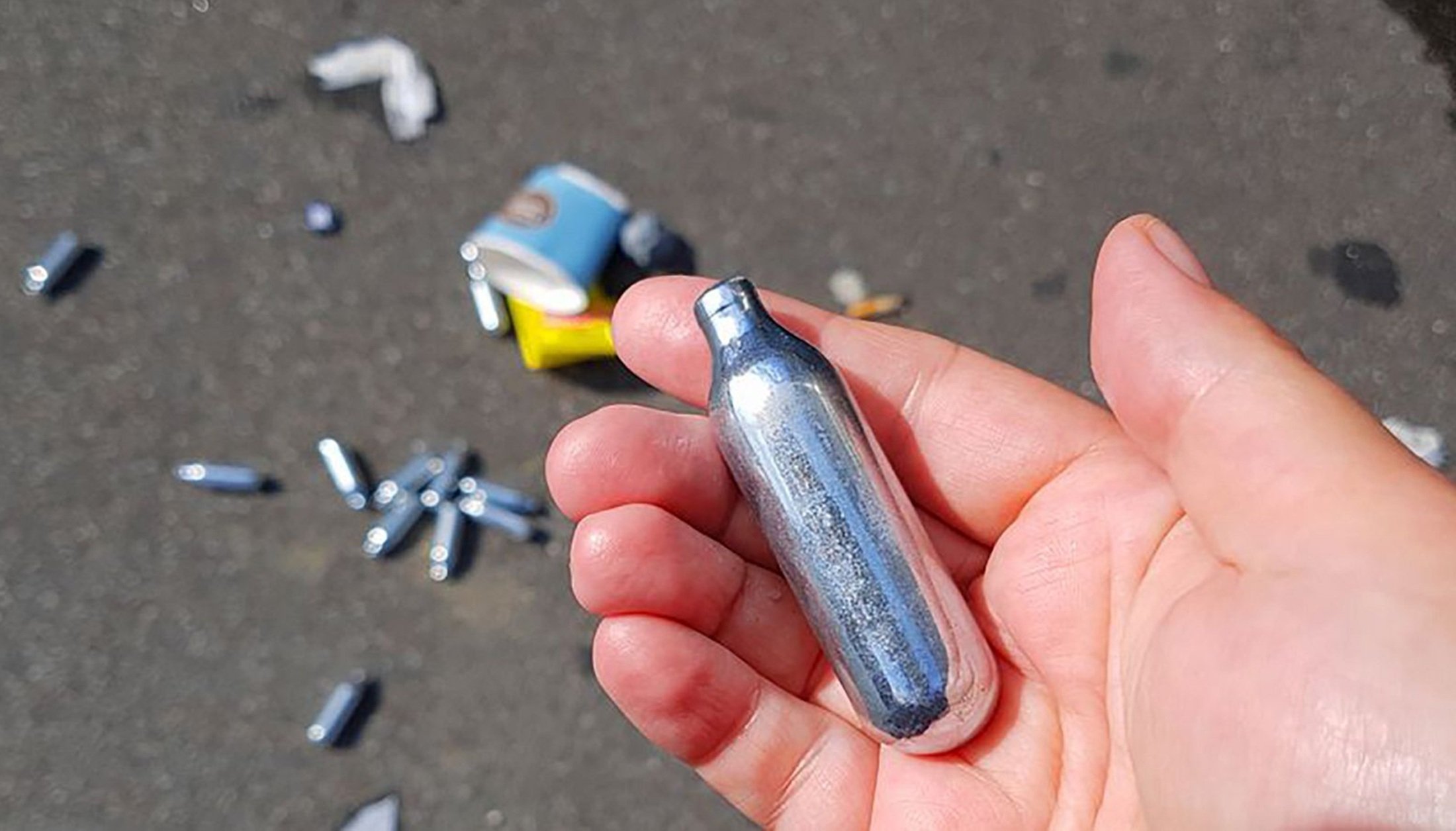 Cápsula del gas de la risa. Foto: RTVE