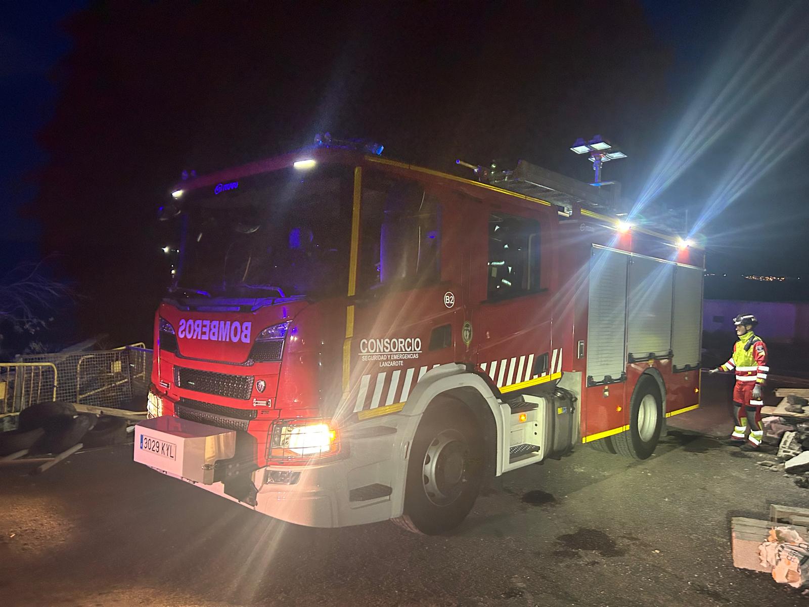 Vuelco en Puerto del Carmen