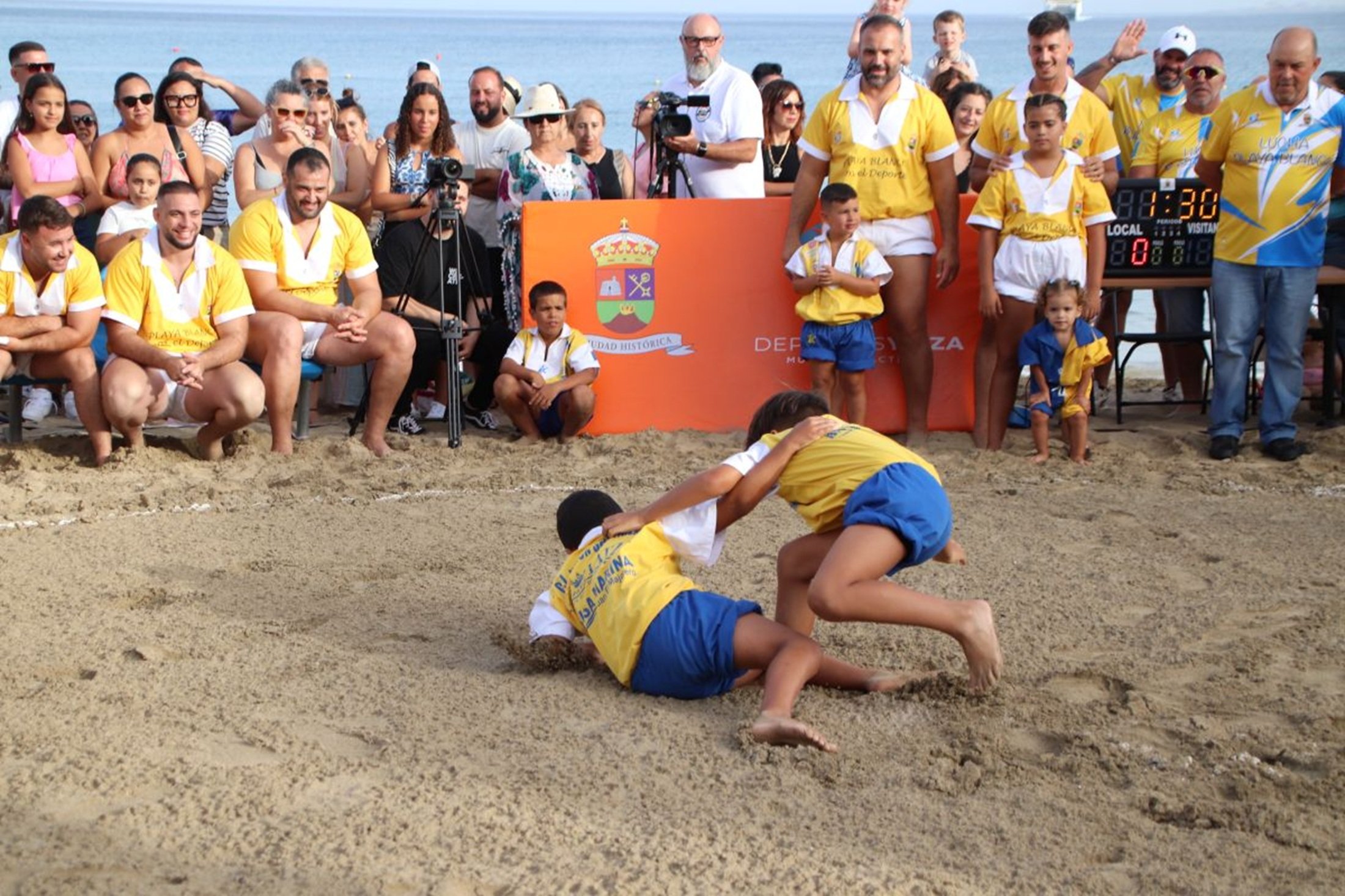 Lucha canaria en Yaiza