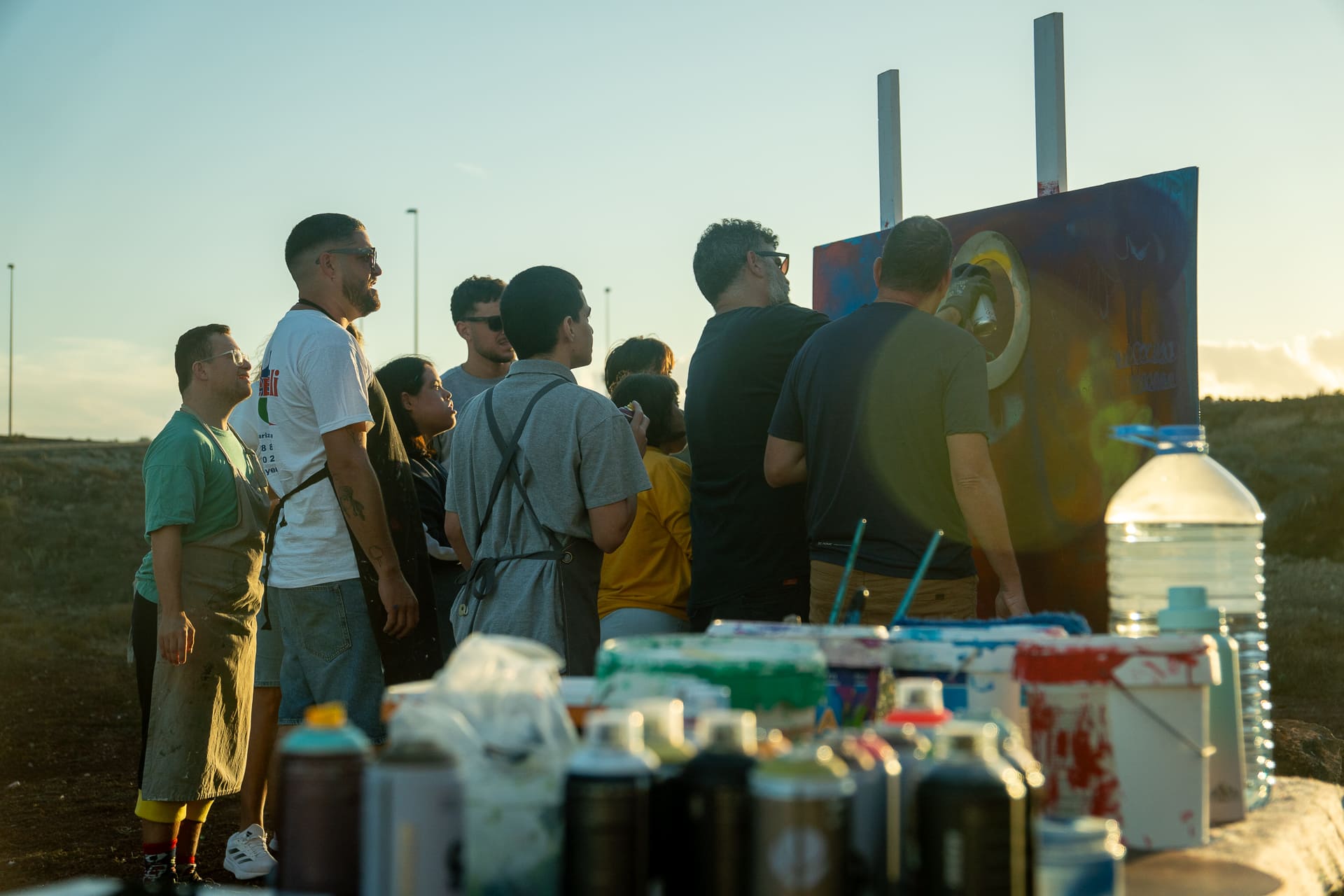 Desidia y Ars Magna dedican un taller de murales a la Asociación Tinguafaya Desidia y Ars Magna dedican un taller de murales a la Asociación Tinguafaya