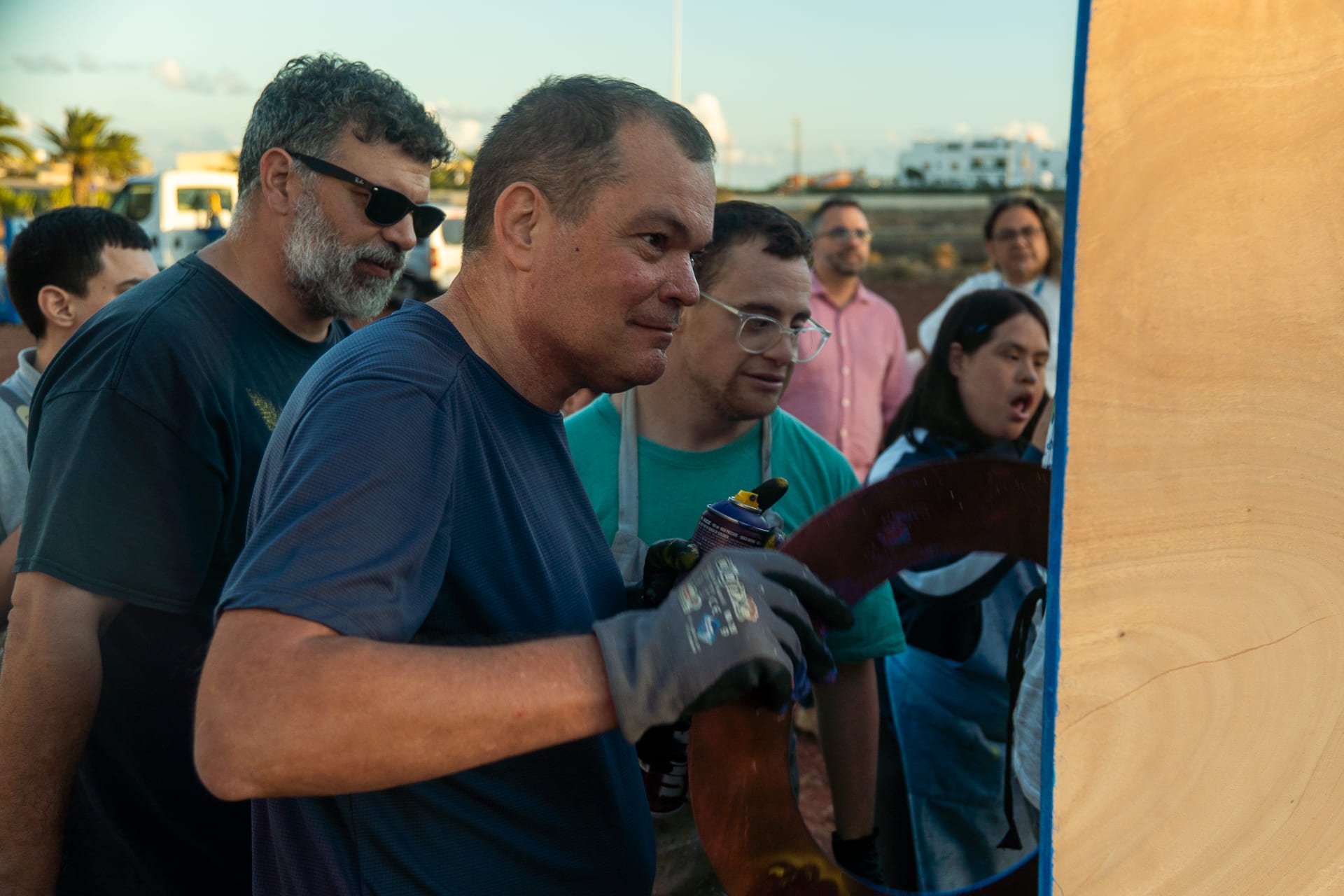 Desidia y Ars Magna dedican un taller de murales a la Asociación Tinguafaya Desidia y Ars Magna dedican un taller de murales a la Asociación Tinguafaya