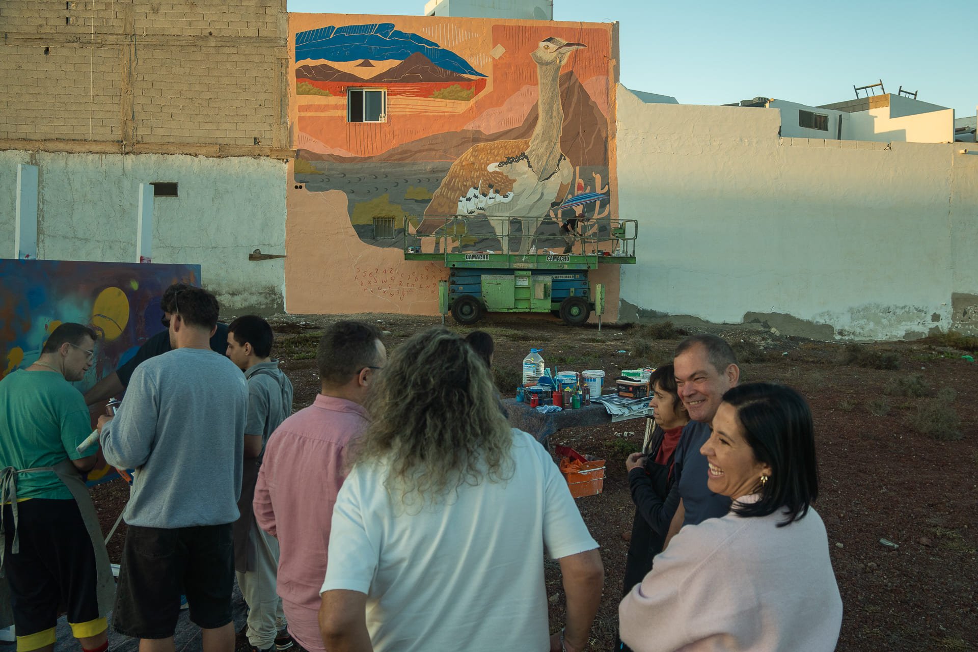 Desidia y Ars Magna dedican un taller de murales a la Asociación Tinguafaya Desidia y Ars Magna dedican un taller de murales a la Asociación Tinguafaya