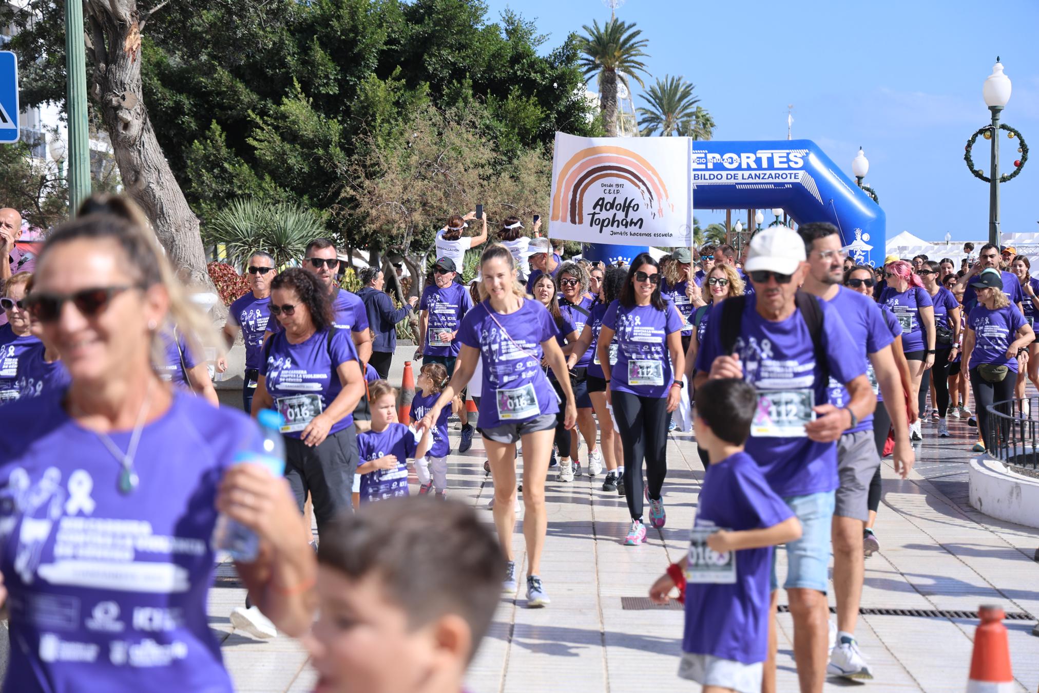 XIII Carrera Contra la Violencia de Género en Arrecife. Foto: La Voz XIII Carrera Contra la Violencia de Género en Arrecife. Foto: La Voz