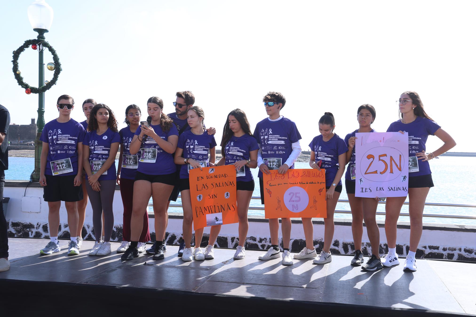XIII Carrera Contra la Violencia de Género en Arrecife. Foto: La Voz XIII Carrera Contra la Violencia de Género en Arrecife. Foto: La Voz