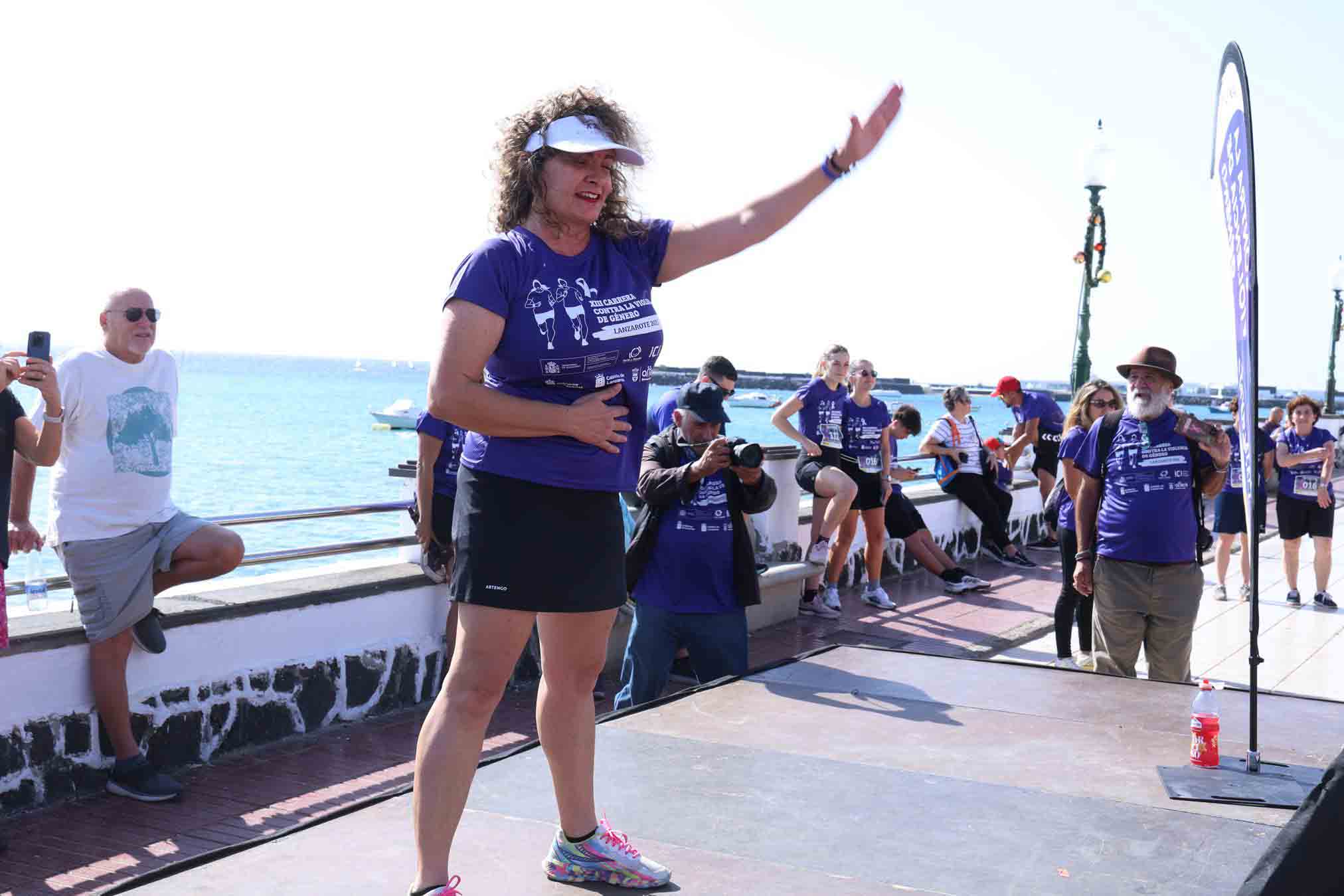 XIII Carrera Contra la Violencia de Género en Arrecife. Foto: La Voz XIII Carrera Contra la Violencia de Género en Arrecife. Foto: La Voz