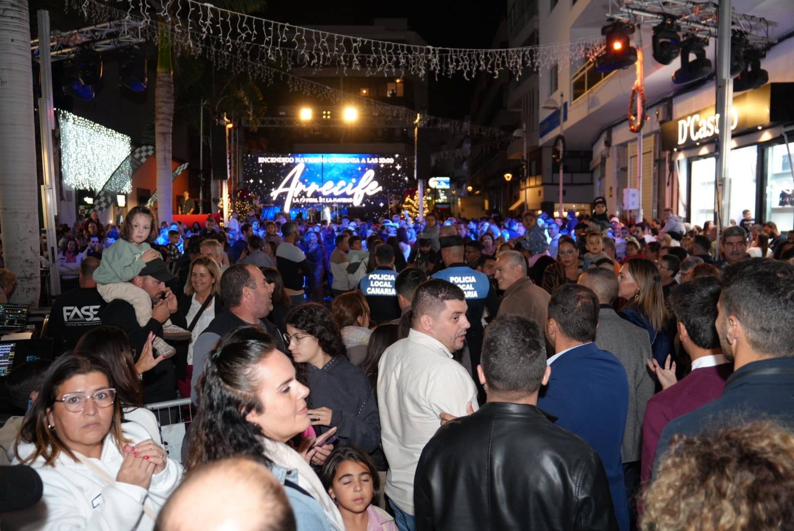 Encendido navideño en Arrecife Encendido navideño en Arrecife