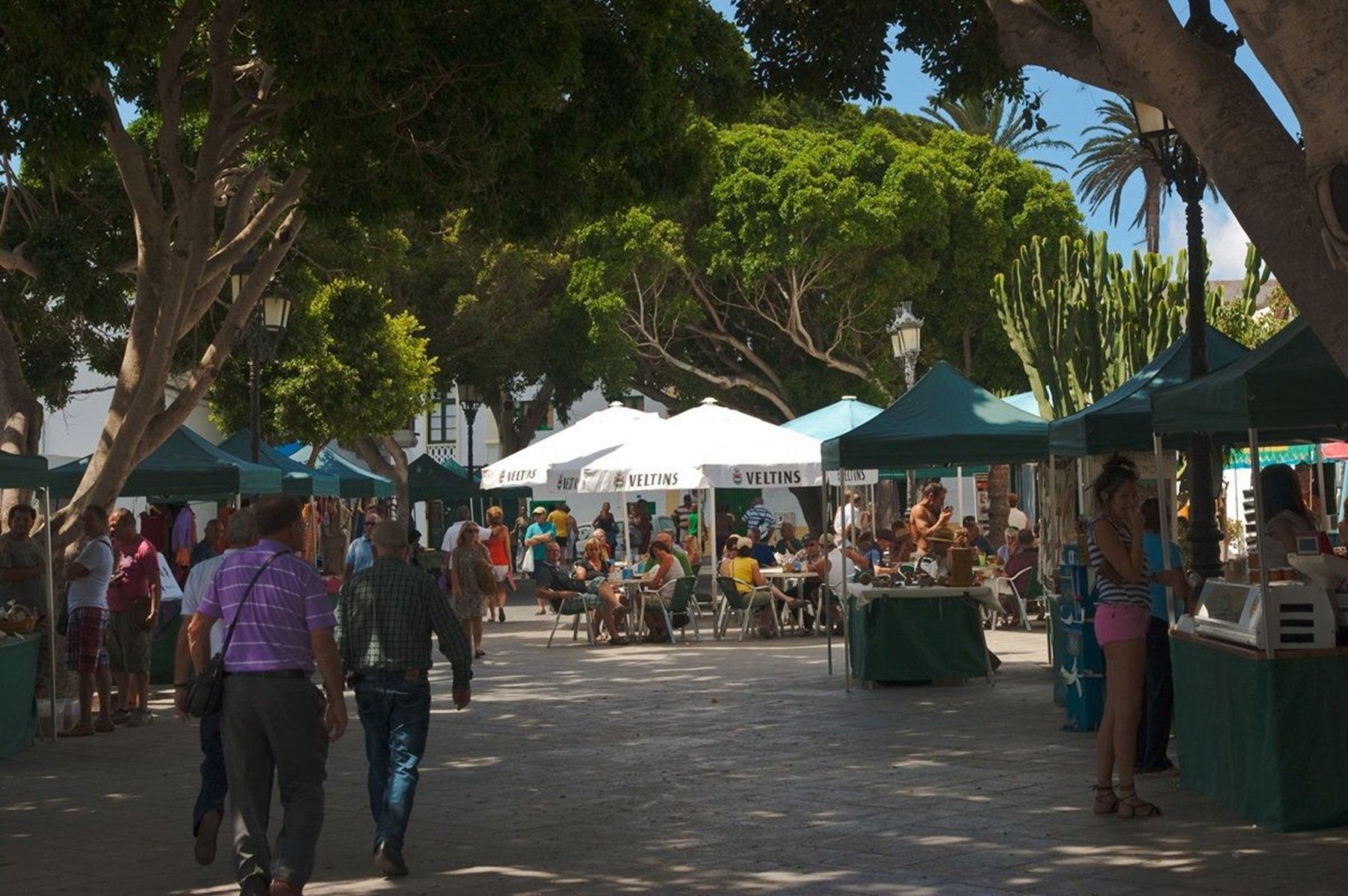 Mercado artesanal de Haría.