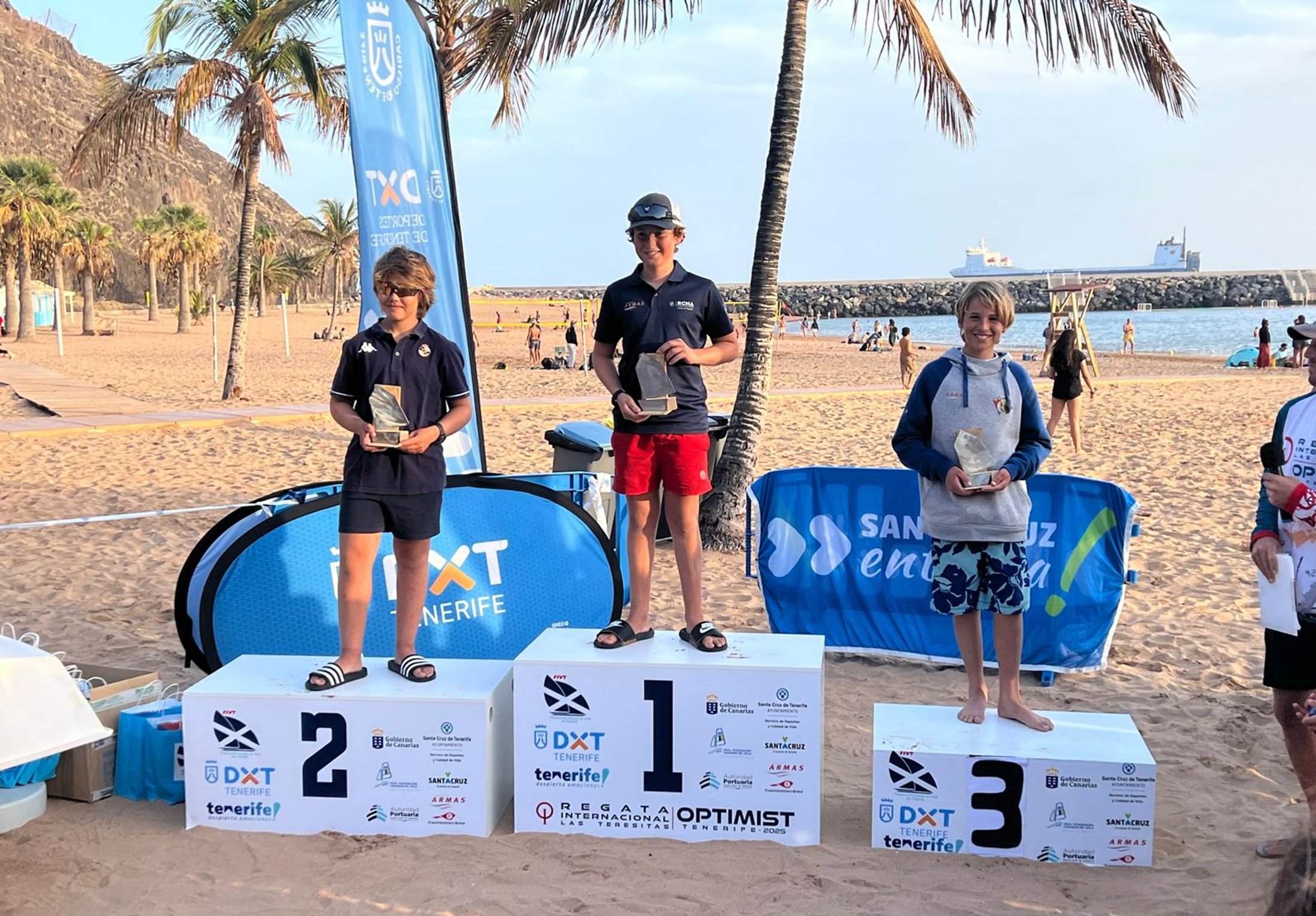 Regata Internacional Las Teresitas. Julián Suárez   Santiago Bravo de Laguna Sub13dd