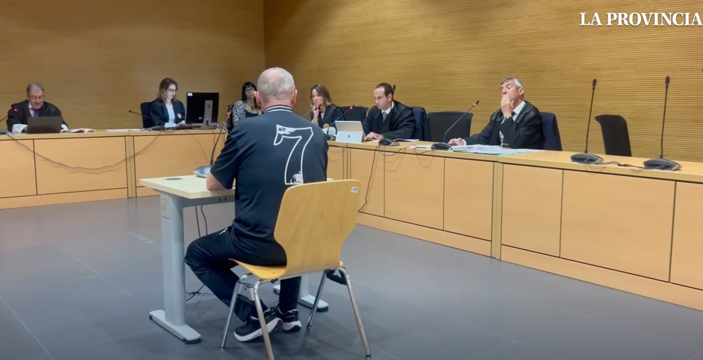 Manuel Esteban Montoro en el juicio celebrado en Gran Canaria. Foto: La Provincia. 