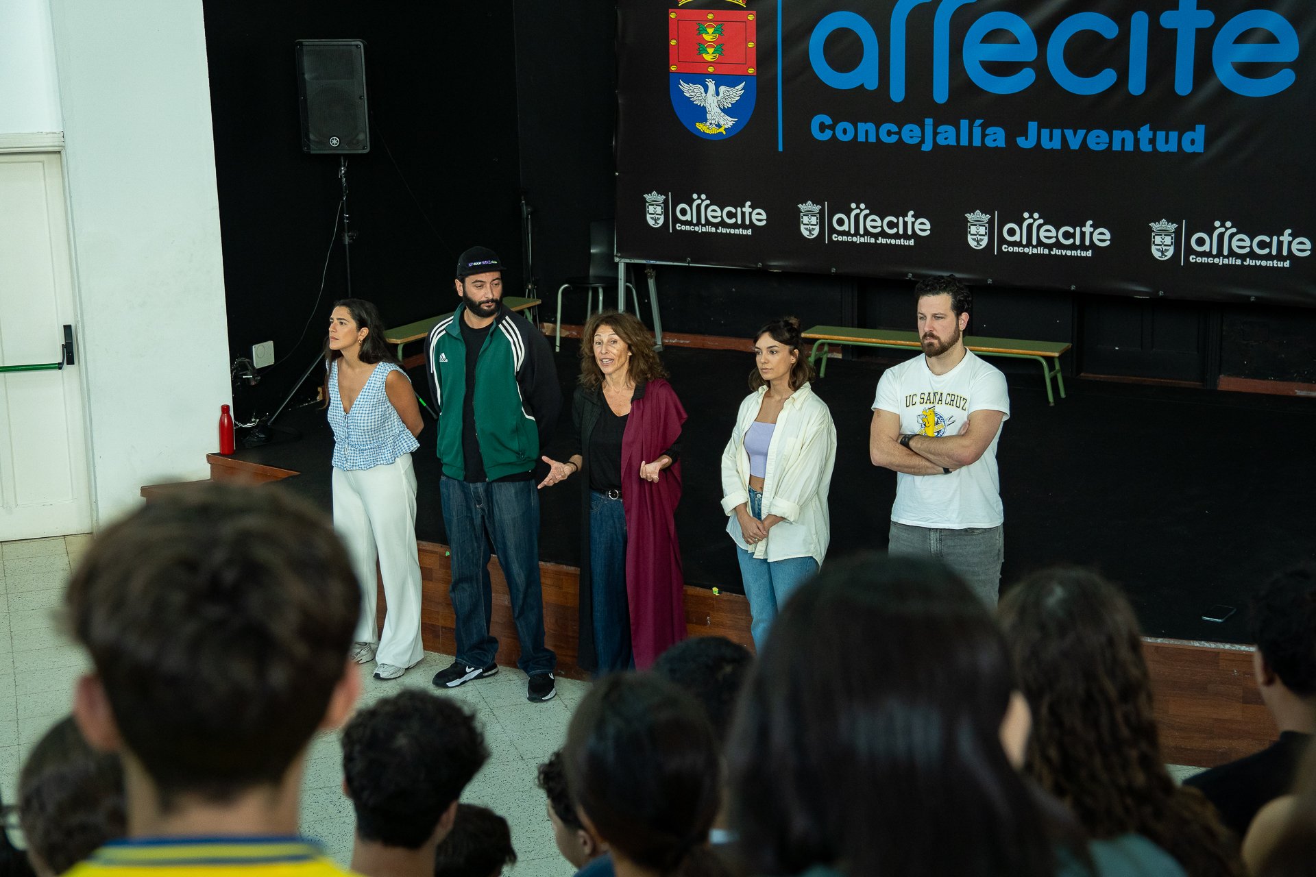 Teatro interactivo 25N en Lanzarote. 